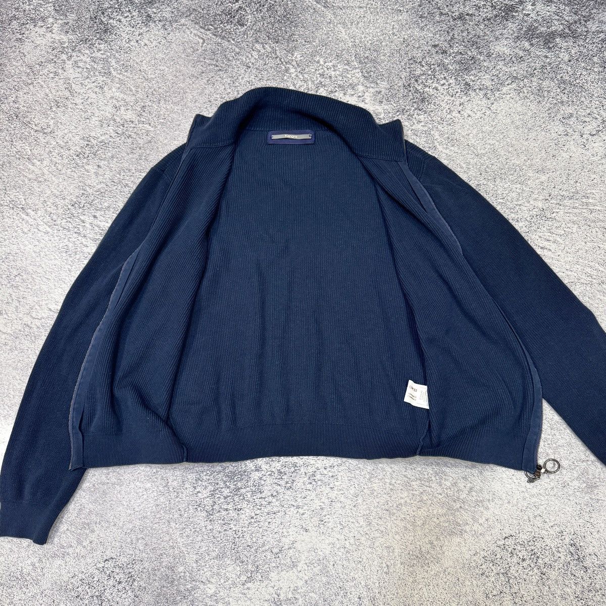 Other Kangra Italy Full Zip Cotton Cardigan Sweater Blue M size Size US M / EU 48-50 / 2 - 6 Thumbnail