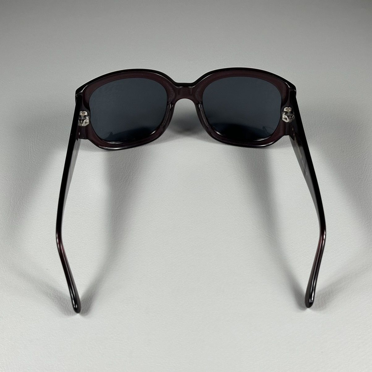Salvatore Ferragamo Salvatore Ferragamo Burgundy Squared Sunglasses Size ONE SIZE - 4 Thumbnail