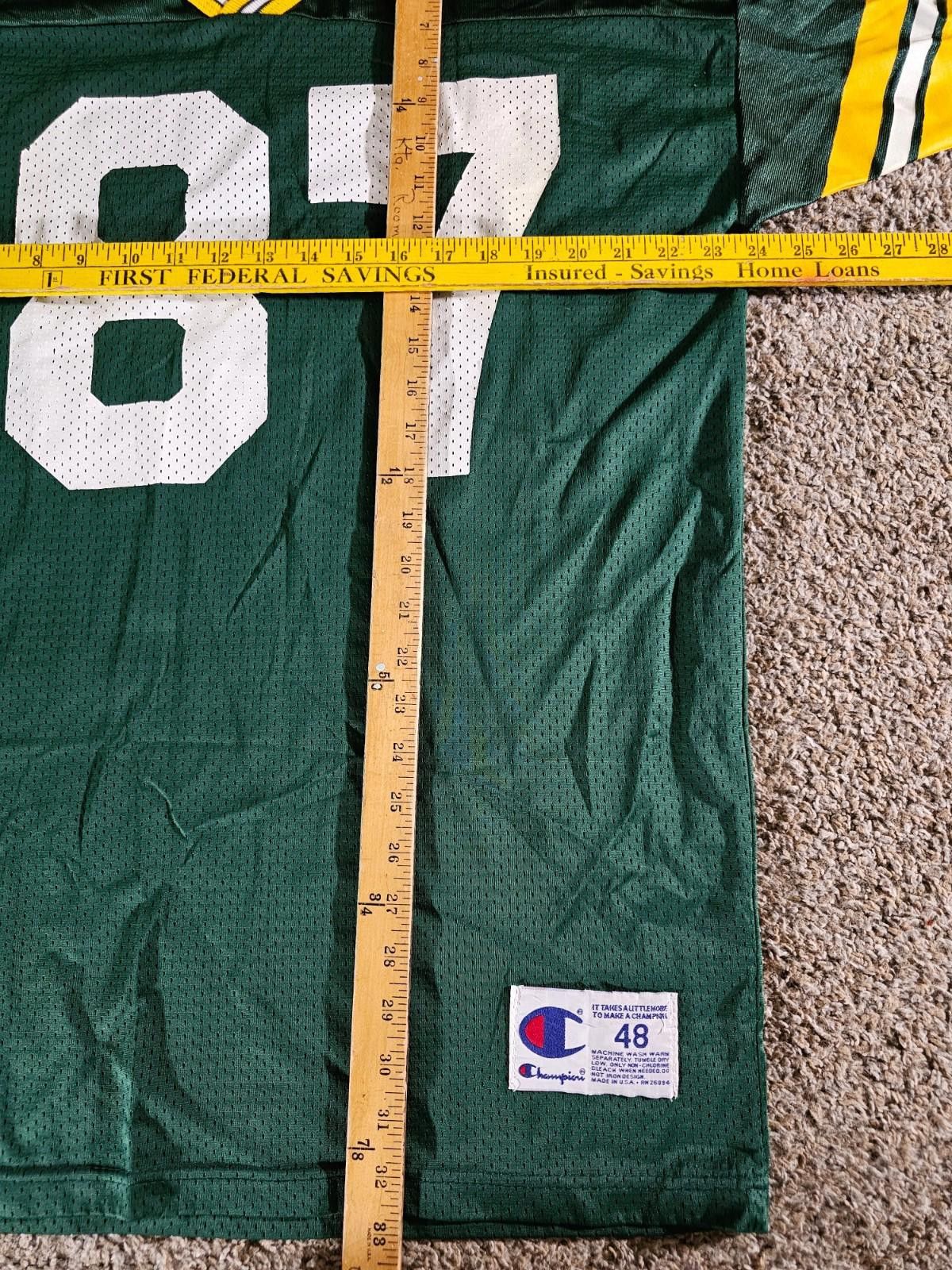 Champion Green Bay Packers Robert Brooks #87 Champion Jersey Mens 48 Size US M / EU 48-50 / 2 - 6 Thumbnail