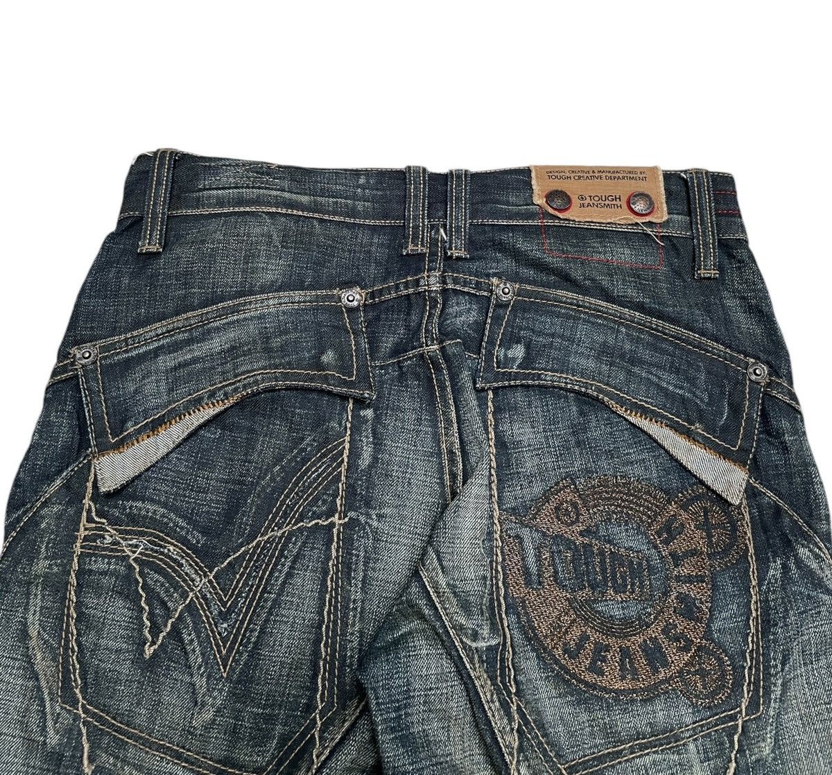 If Six Was Nine Rare Design Vintage Brand Tough Tactical Jeans 2000s Size US 32 / EU 48 - 4 Thumbnail