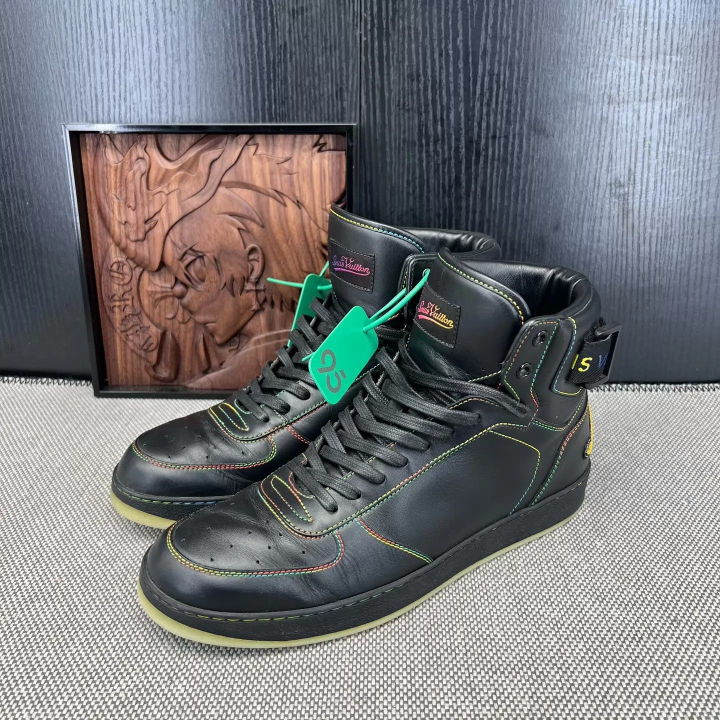 Louis Vuitton LV Rivoli Black Multicolor Sneaker 40.5 Like New Size US 7.5 / EU 40-41 - 1 Thumbnail
