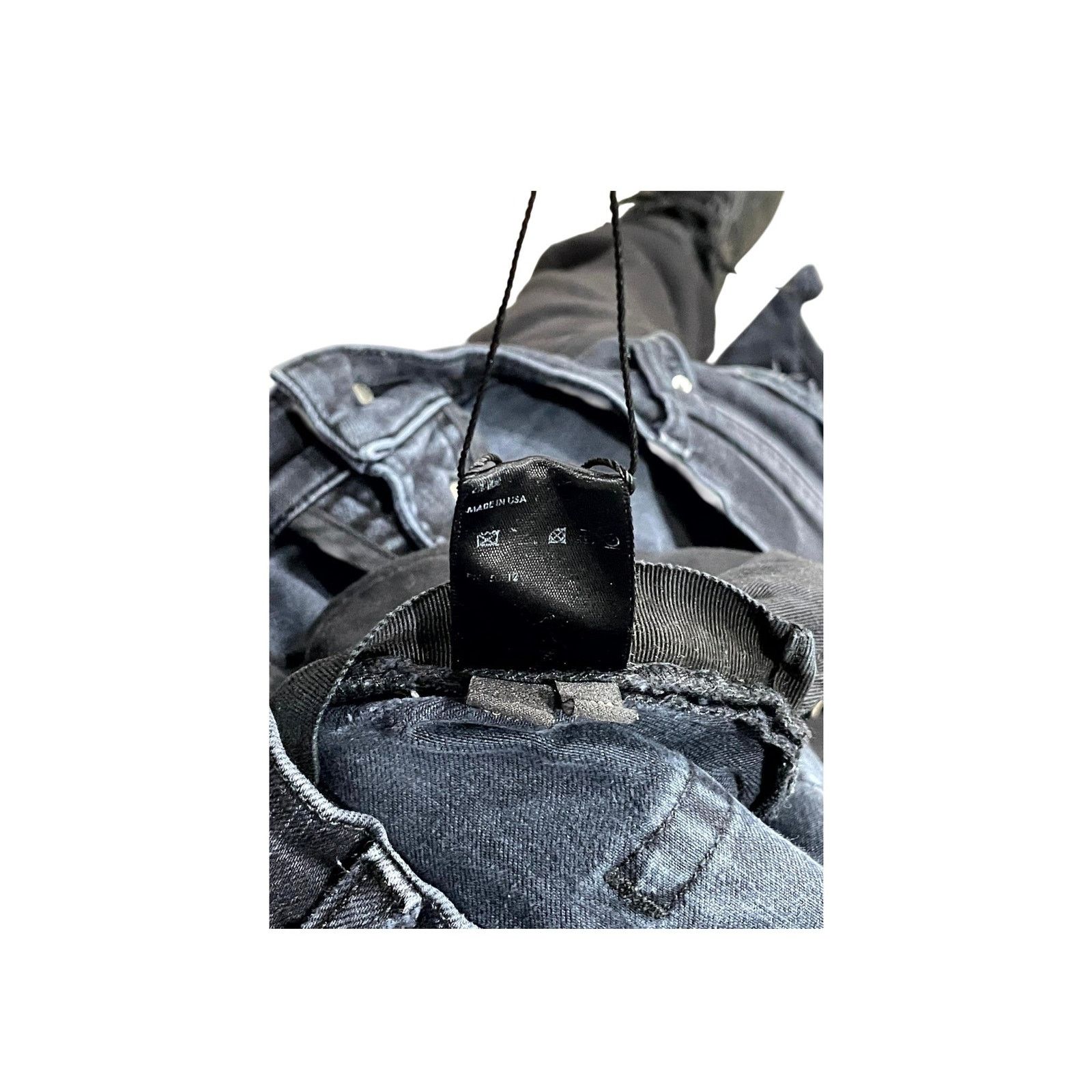 Amiri Amiri Plaid Thrasher Patch (Repaired) Black Wash Jeans Size US 38 / EU 54 - 9 Thumbnail