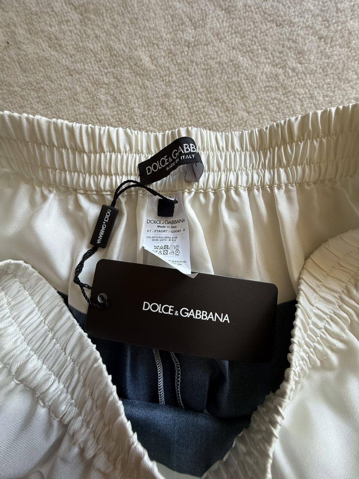 Dolce & Gabbana Dloce & Gabbana silk stripe sailor pants blue white 😍😍😍 Size US 30 / EU 46 - 20 Thumbnail