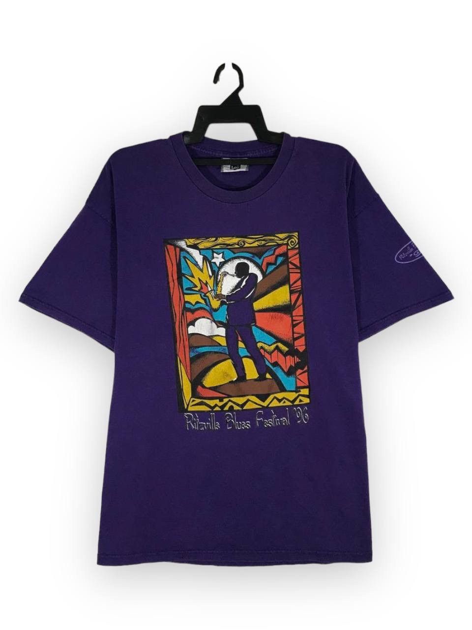 Band Tees × Vintage vintage Ritzville Blues Festival 1996 Size US XL / EU 56 / 4 - 1 Thumbnail
