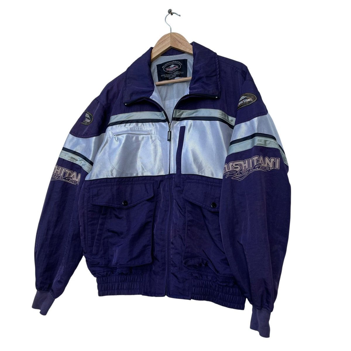 Kadoya 💥Vintage Kushitani Motorcycle Bomber Jacket Size US M / EU 48-50 / 2 - 3 Thumbnail