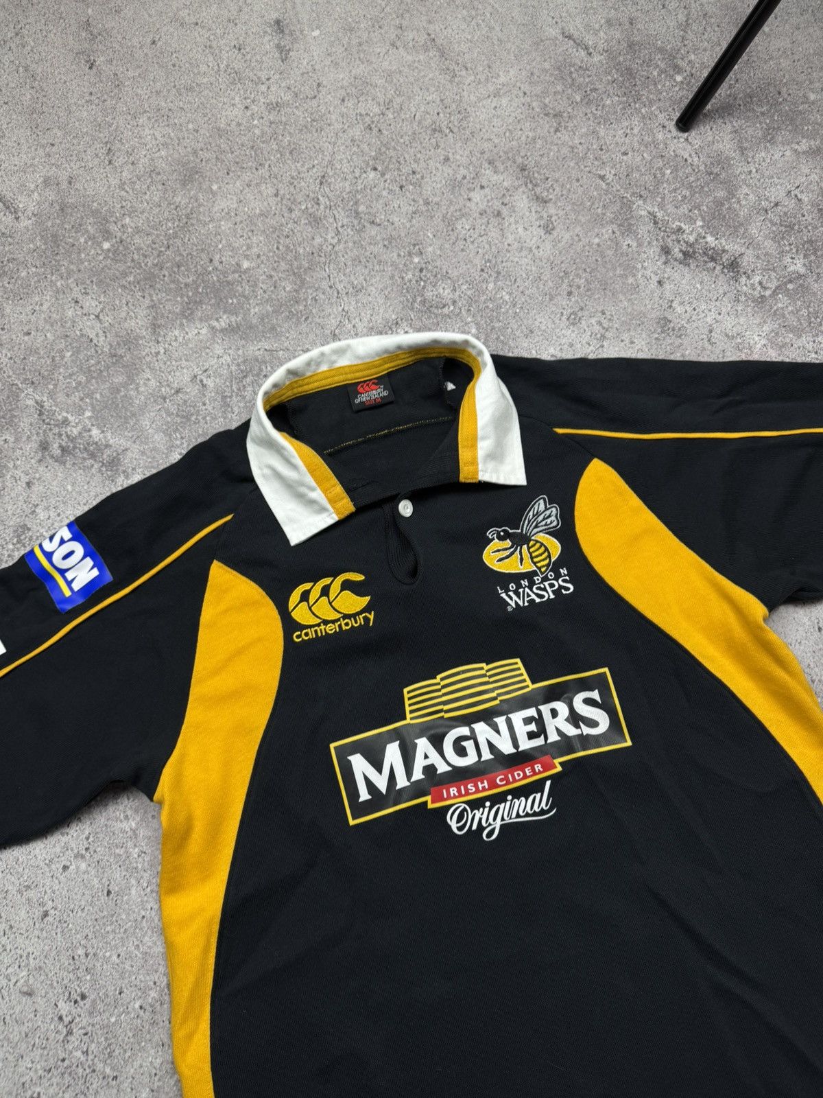 Canterbury of New Zealand Canterbury London Wasps 2007/08 Rugby Jersey Tee T-shirt Size US M / EU 48-50 / 2 - 2 Thumbnail
