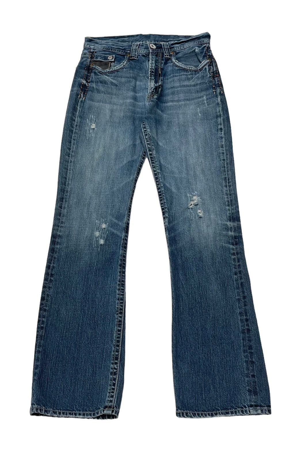 Designer × Japanese Brand × Vintage Vintage Japanese Brand Flared Jeans 1990s Size US 28 / EU 44 - 1 Thumbnail