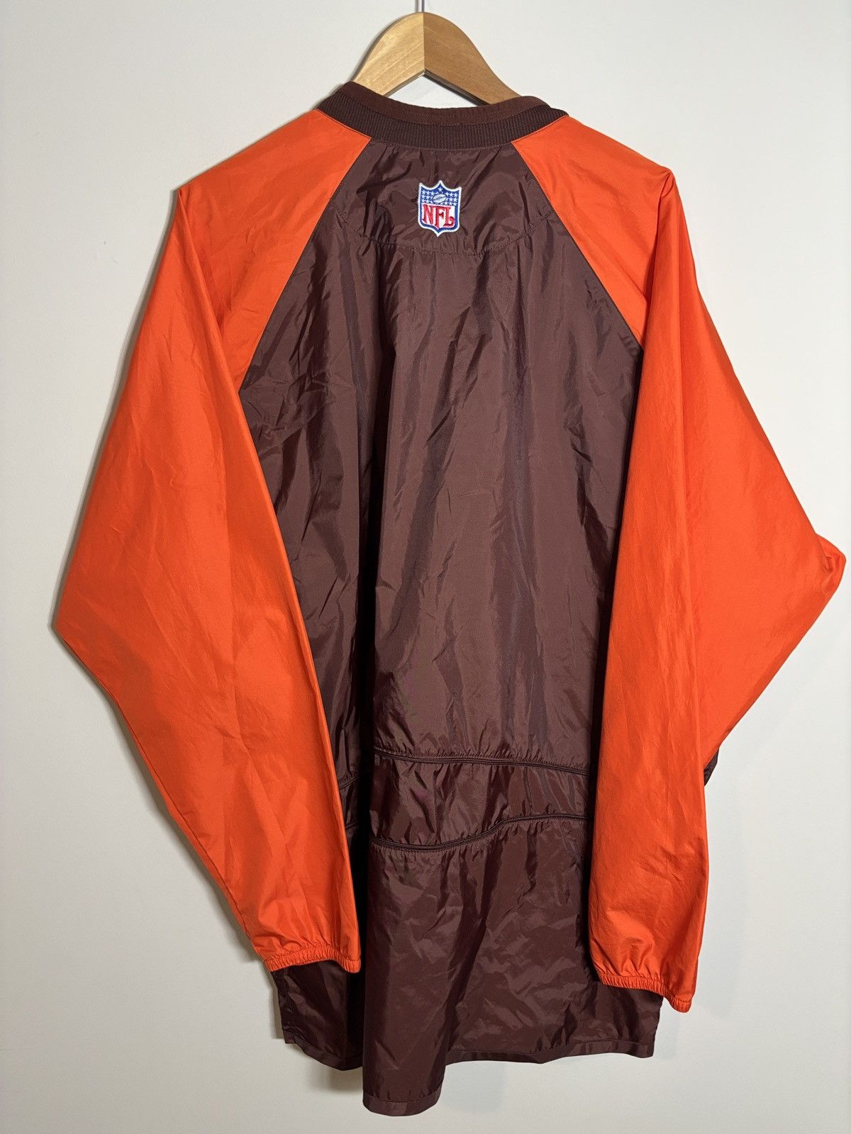 Nike Vtg Nike NFL Cleveland Browns Windbreaker 2XL Center Swoosh Size US XXL / EU 58 / 5 - 5 Thumbnail