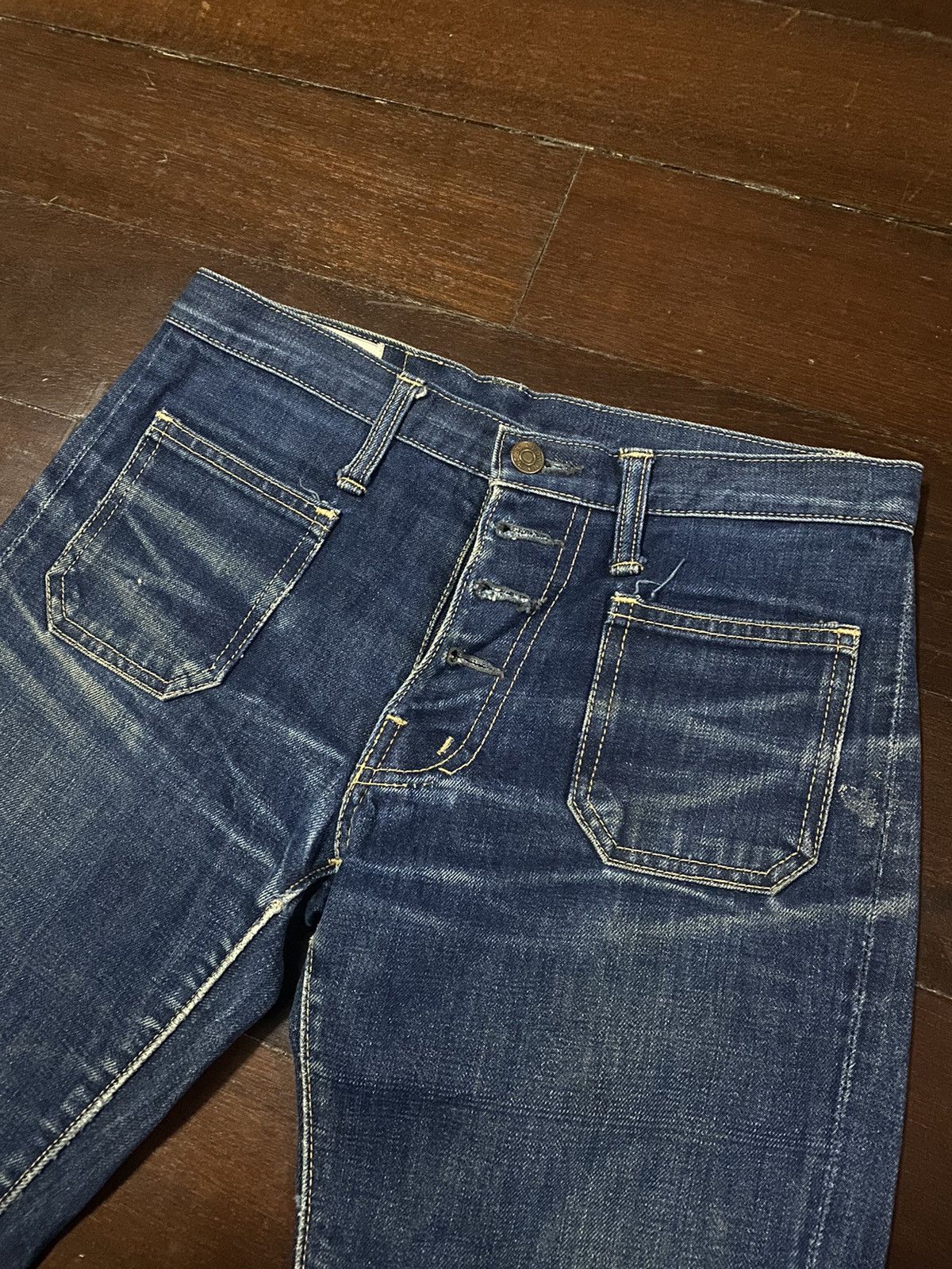 Hysteric Glamour FIRE 🔥 vintage EDWIN wide leg bootcut patch pocket Size US 30 / EU 46 - 5 Thumbnail