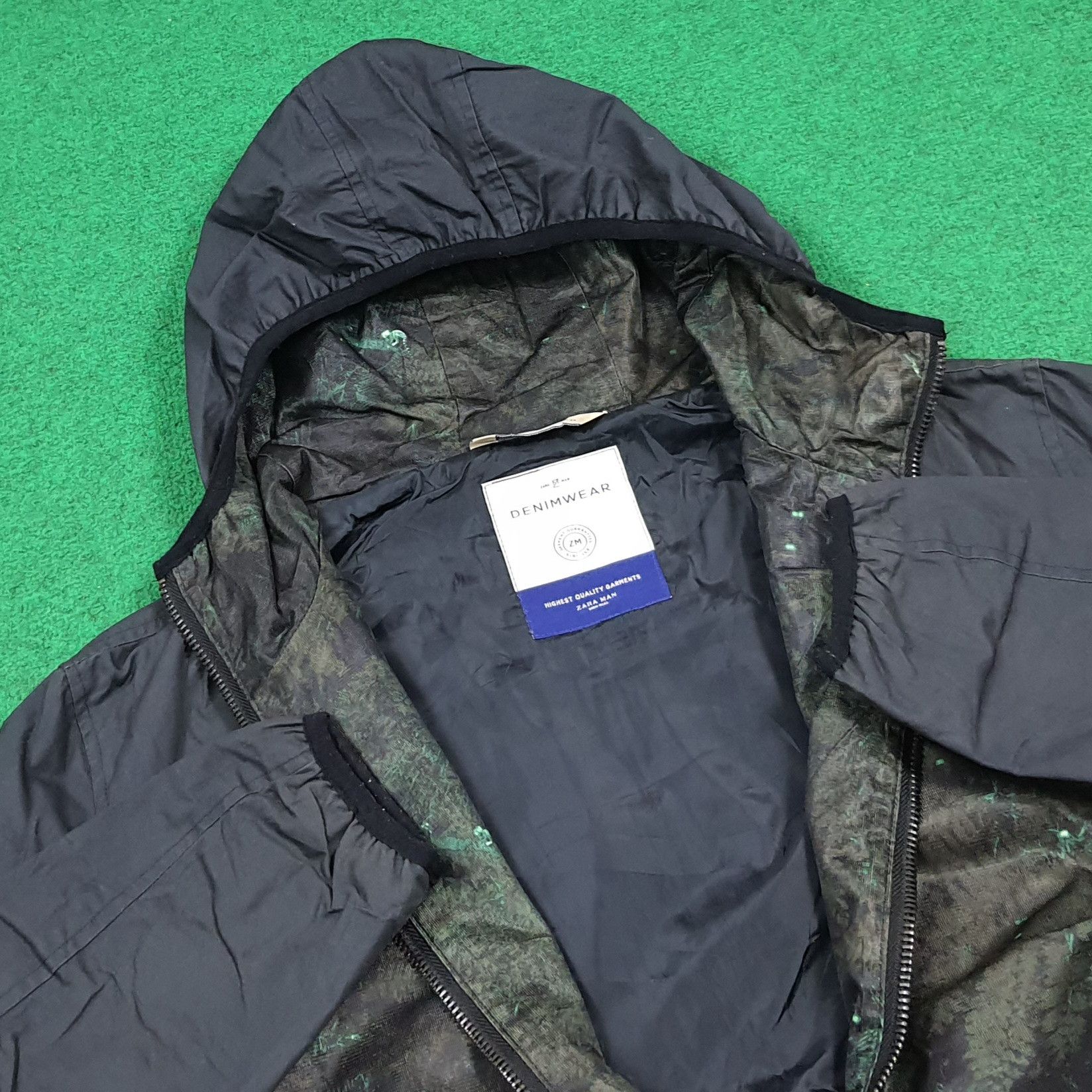 Zara Vintage Zara Man Floral Botanical Print Hooded Jacket C289N5 Size US M / EU 48-50 / 2 - 4 Thumbnail