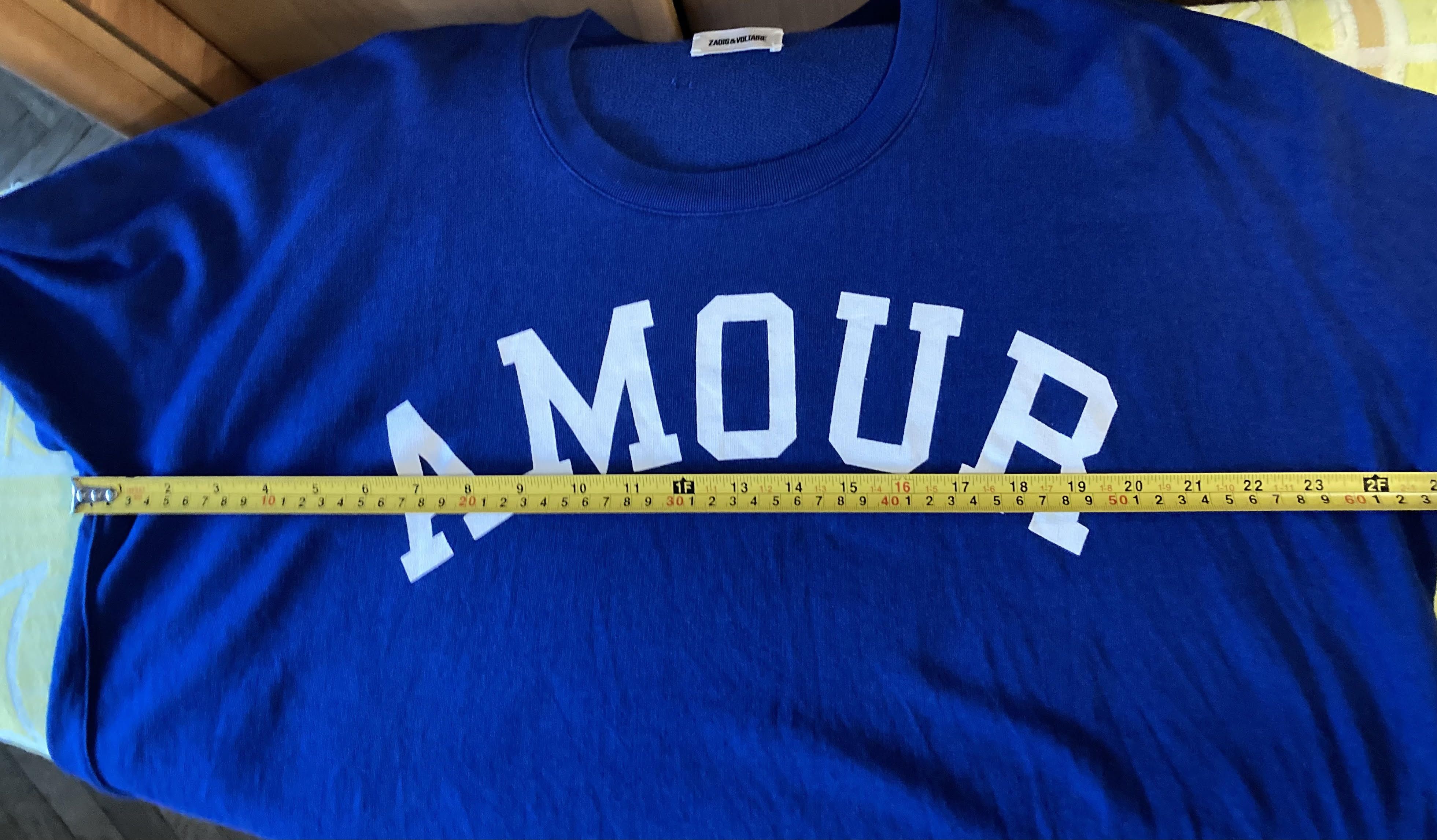 Zadig & Voltaire ZADIG & VOLTAIRE Portland Amour Sweatshirt short sleeve Size S / US 4 / IT 40 - 9 Thumbnail
