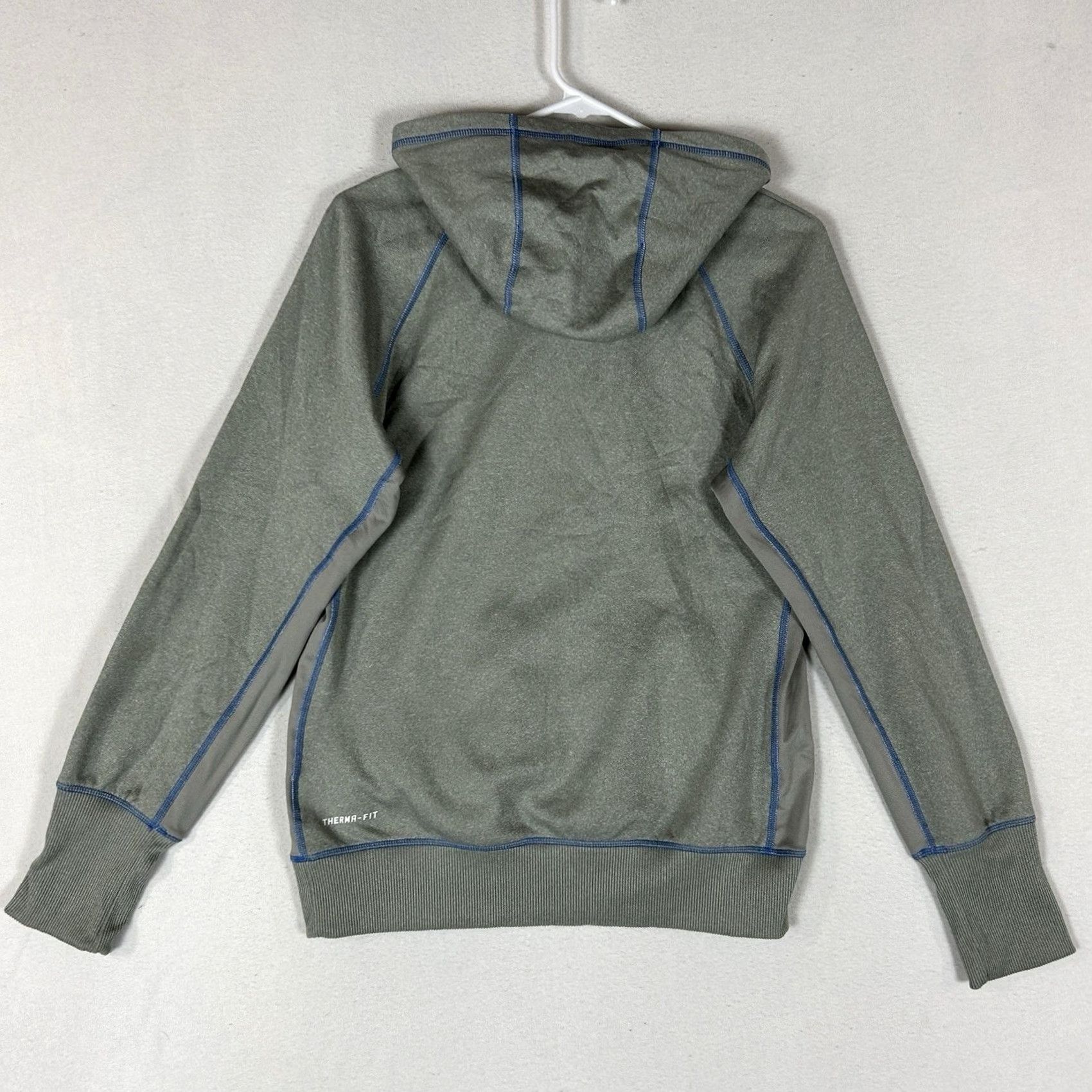 Nike Nike Therma Hoodie Women’s Medium Gray Pullover Sweatshirt Athletic Top Size M / US 6-8 / IT 42-44 - 6 Thumbnail