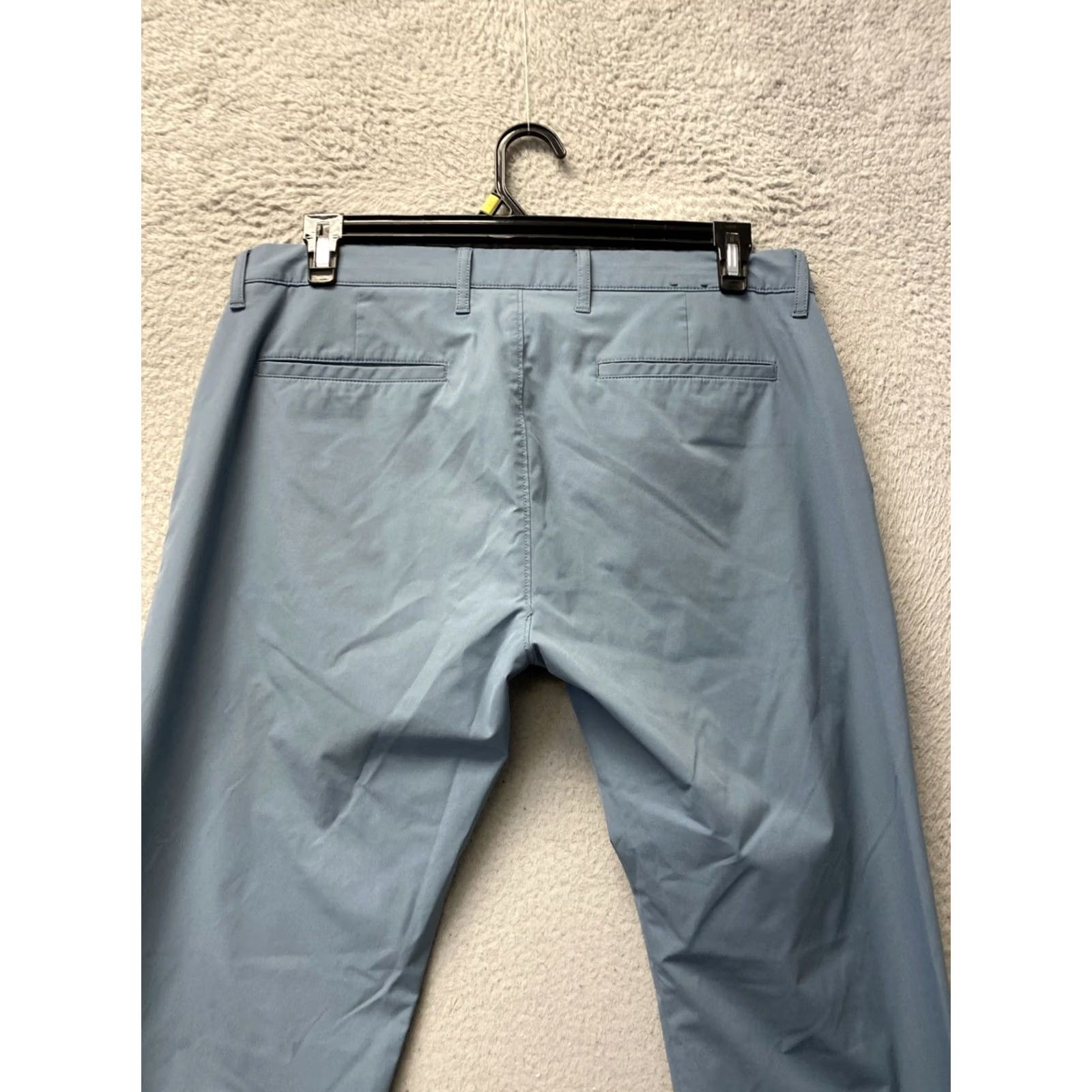 J.Crew J.CREW Chino Pants Mens 35x32 Glacier Stretch Pockets Casual Slim Fit /0870 Size US 35 - 7 Thumbnail