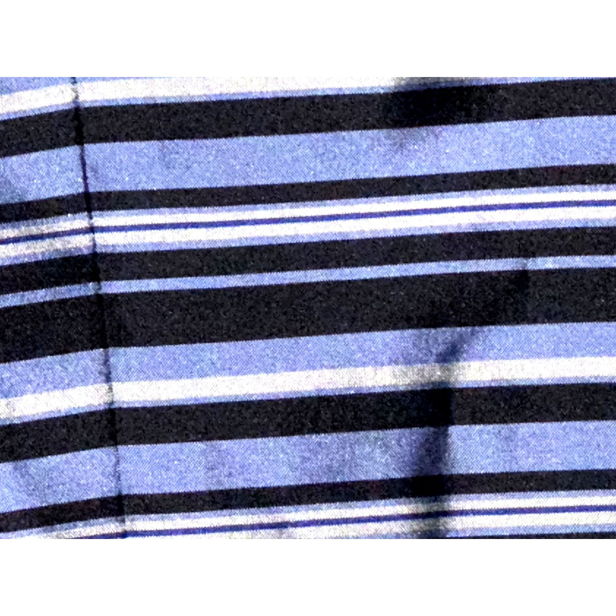Ann Taylor Ann Taylor Petites 2P Navy Blue Striped Silk Sleeveless Blou Size XS / US 0-2 / IT 36-38 - 14 Thumbnail
