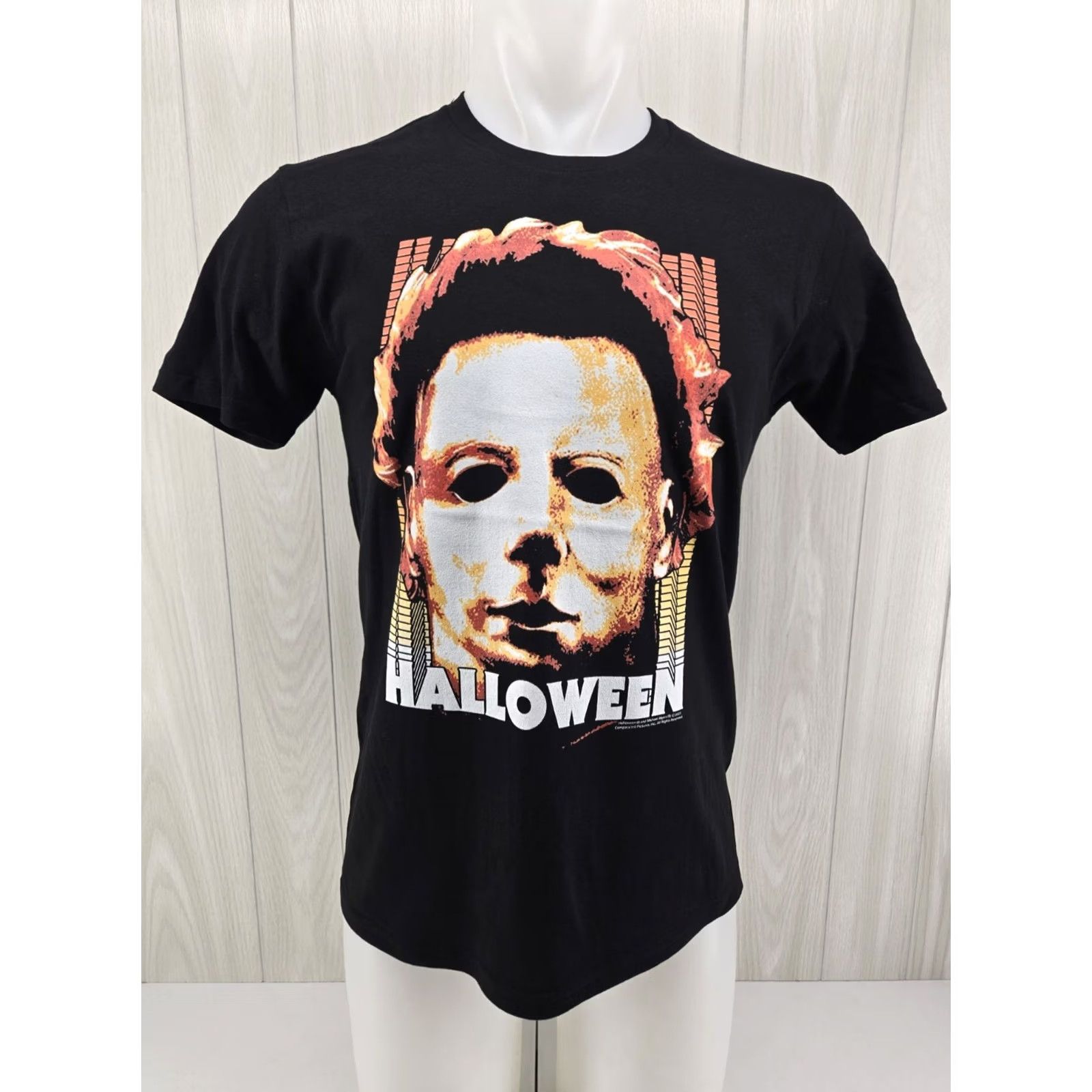 Vintage Halloween Michael Myers Black Mens Shirt Cotton Mens Small Size US S / EU 44-46 / 1 - 2 Thumbnail