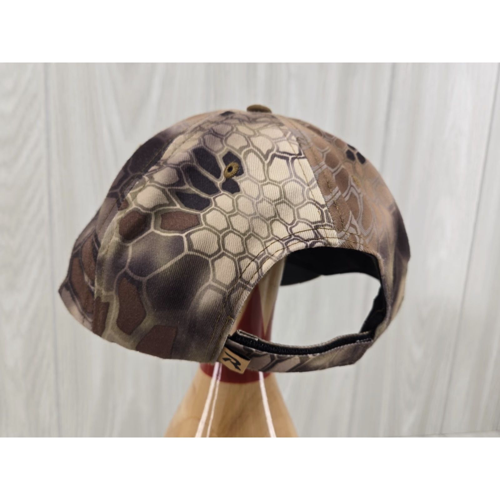 Vintage Aviagen Kryptek Camo Hunting Outdoor Hat Cap Strap Back Camouflage Mens One Size Brown Adjustable Cap Size ONE SIZE - 5 Thumbnail