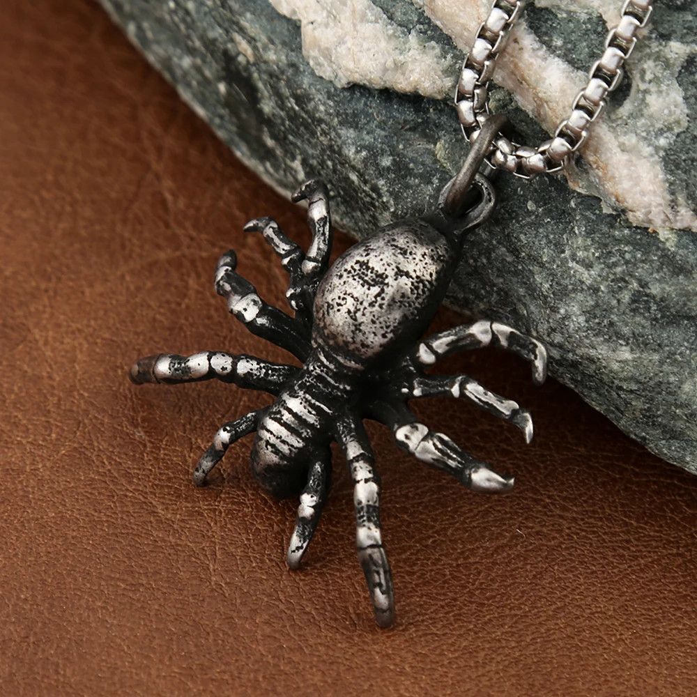 Jewelry Unique Vintage Spider Necklace Size ONE SIZE - 4 Thumbnail