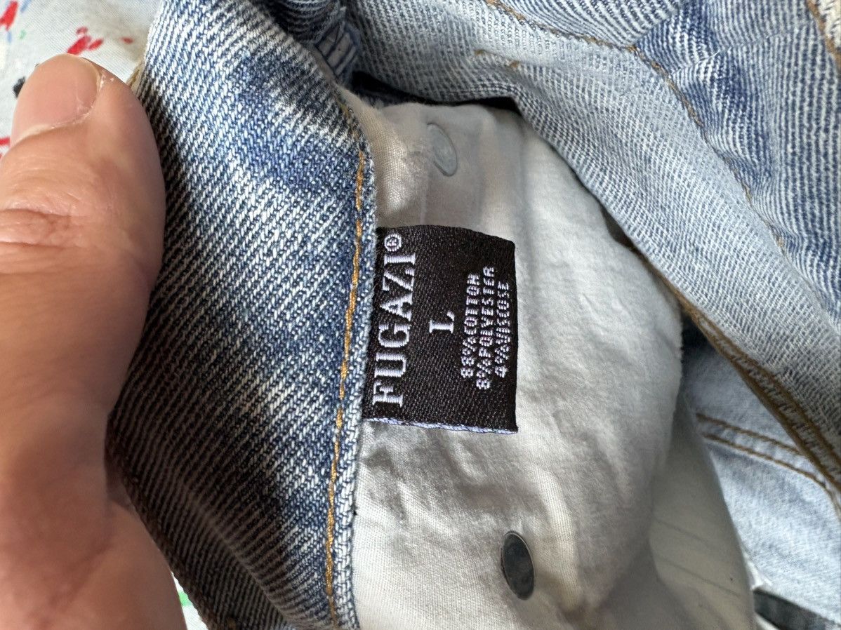 Fugazi FUGAZI CHAIN SPLATTER JEANS LIGHT WASHED Size US 34 / EU 50 - 6 Thumbnail