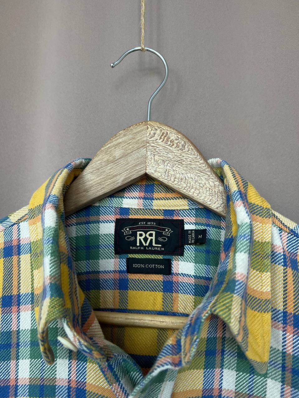 RRL Ralph Lauren RRL Double Ralph Flannel Button Shirt Mens Size M Size US M / EU 48-50 / 2 - 11 Thumbnail