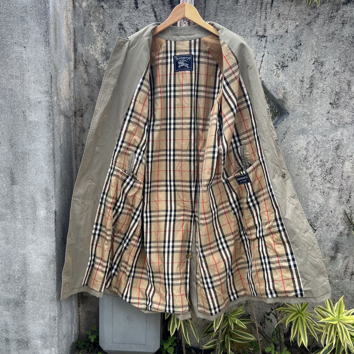 Burberry “BURBERRY” NOVA CHECK LINED LONG COAT JACKET Size US L / EU 52-54 / 3 - 16 Thumbnail