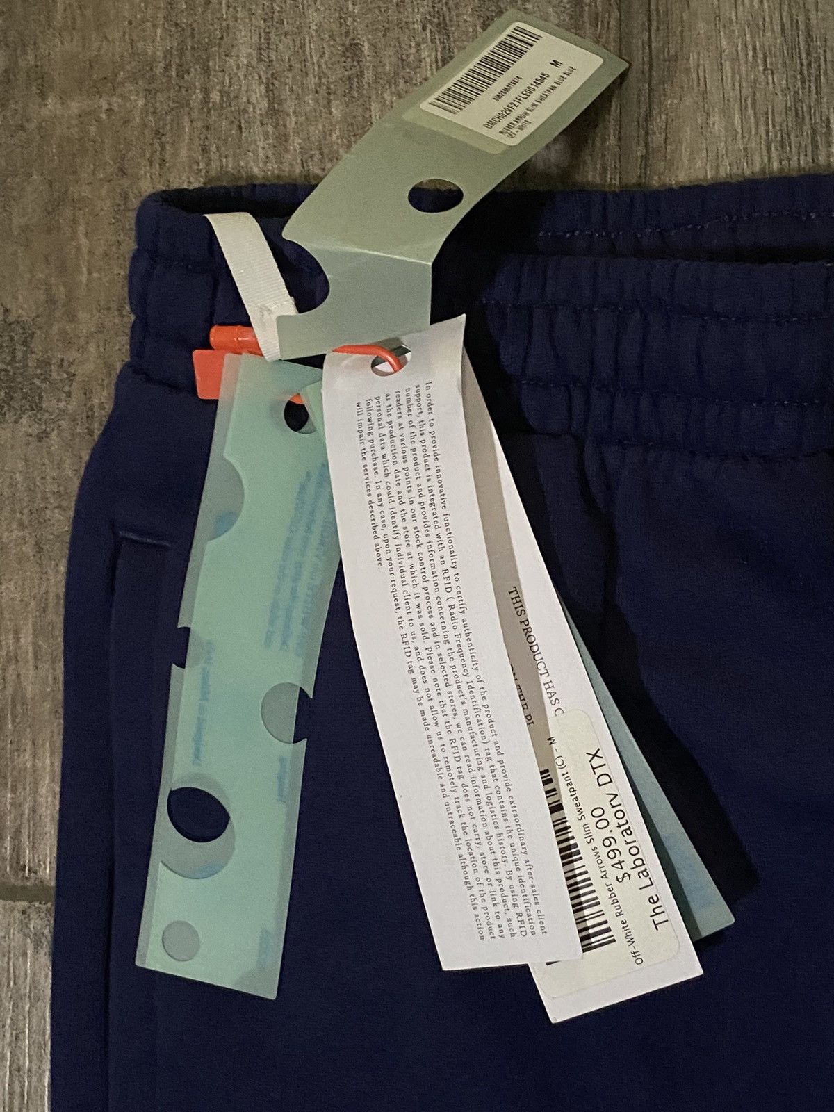 Off-White OFF-WHITE Sweatpants Blue Size US 32 / EU 48 - 2 Thumbnail