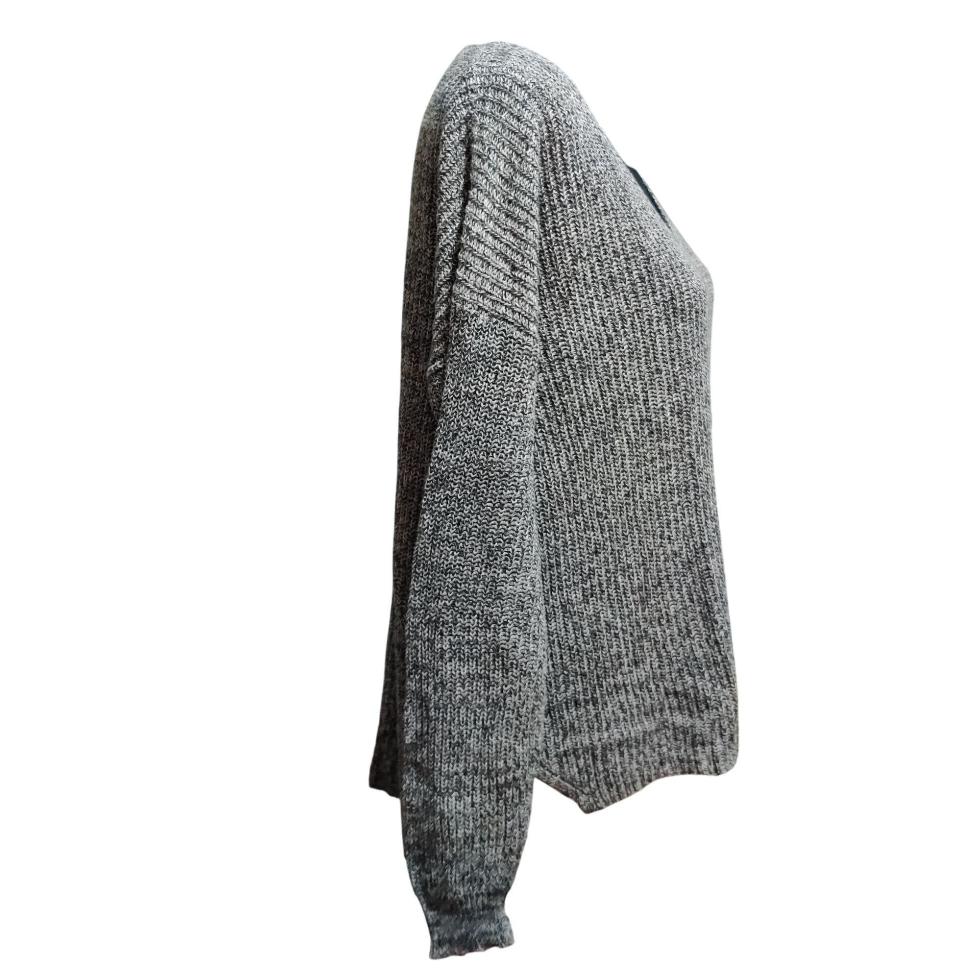 Michael Stars Michael Stars women high low chunky knit sweater cotton marl Size M / US 6-8 / IT 42-44 - 3 Thumbnail