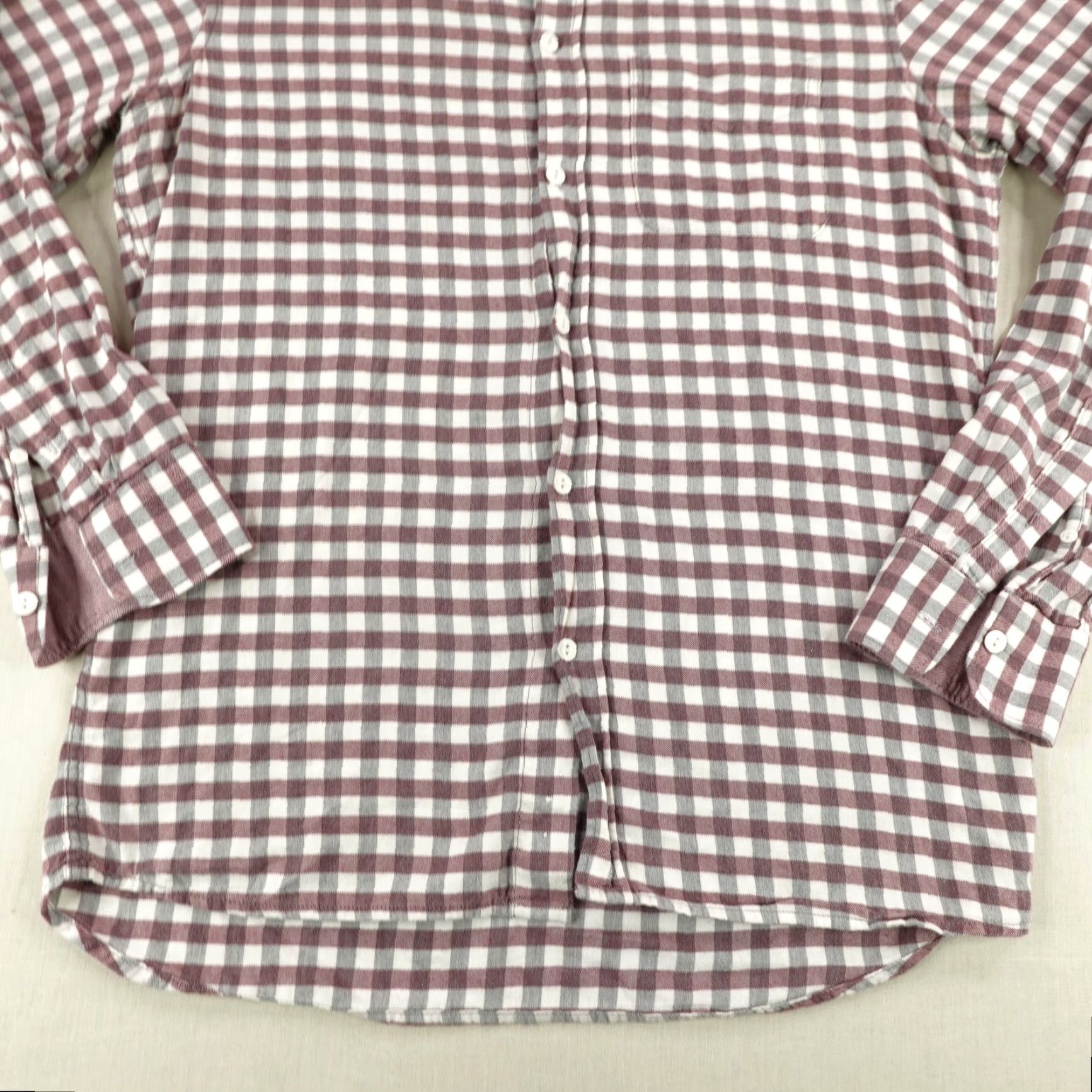 Vintage VINTAGE Agave Plaid Flannel Button-Up Shirt Mens Medium Red Gray Outdoor Prepster Size US M / EU 48-50 / 2 - 3 Thumbnail