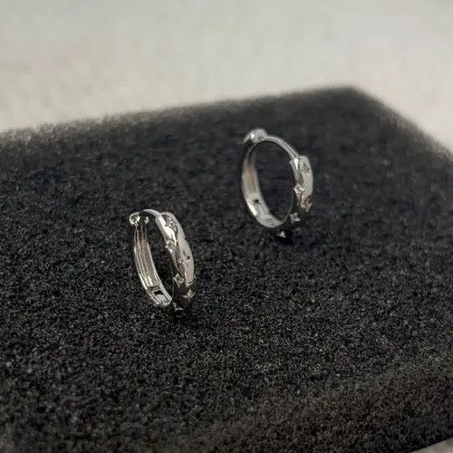 Other Star Small Hoop Earrings for Women Men Unisex Earrings Size ONE SIZE - 7 Thumbnail