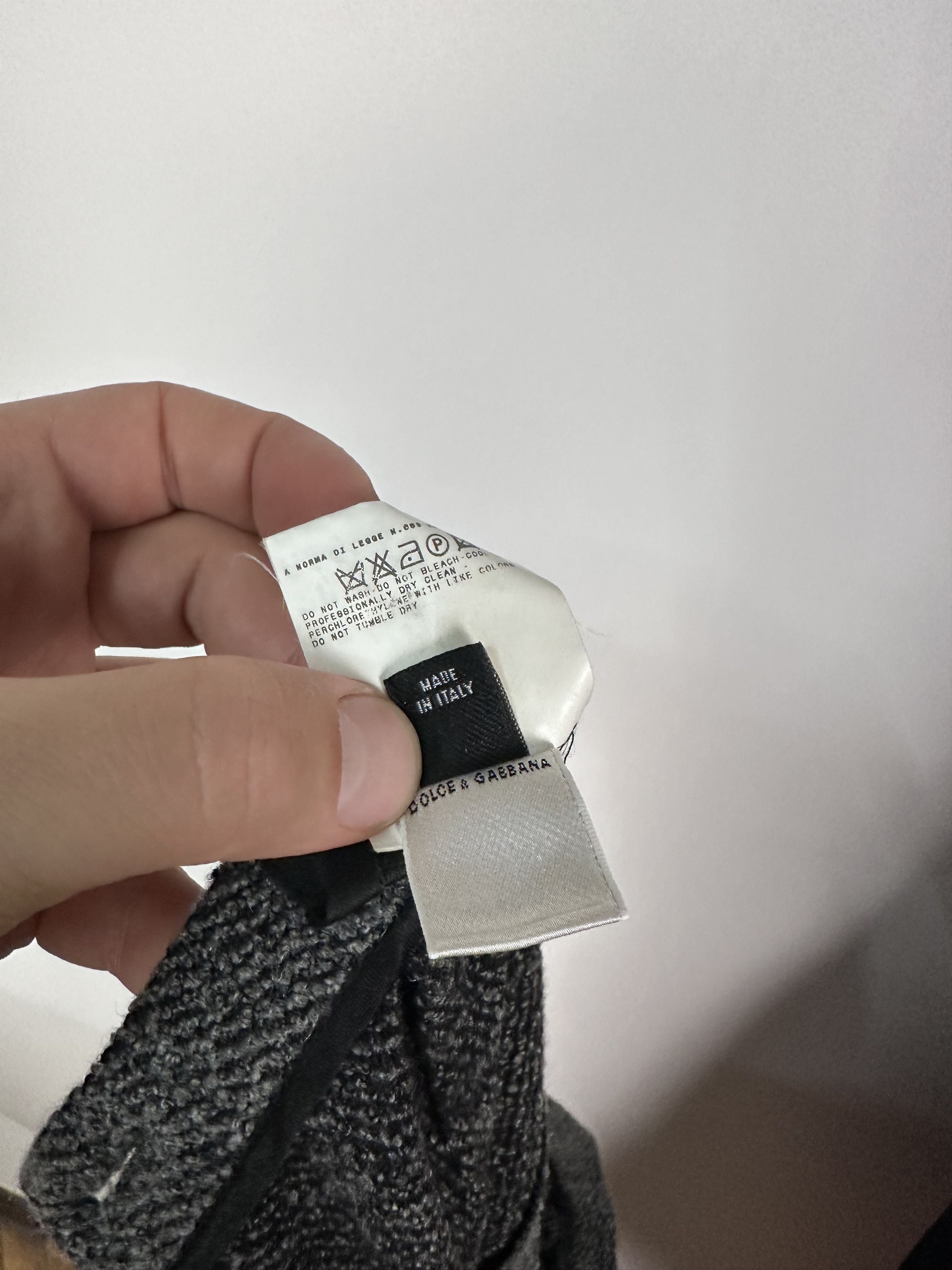 Dolce & Gabbana × Vintage Dolce & Gabbana Women Gray Wool Skirt 44 Size 30" / US 8 / IT 44 - 8 Thumbnail