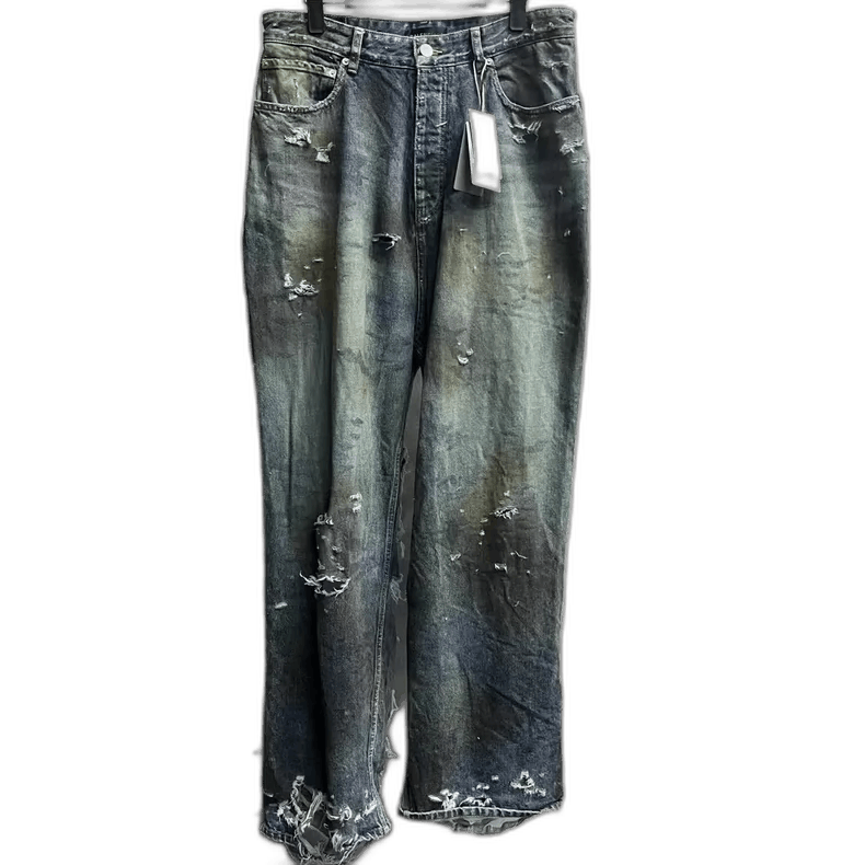 Balenciaga Balenciaga Wash Distressed Denim Pants Size M Size US 27 - 1 Thumbnail