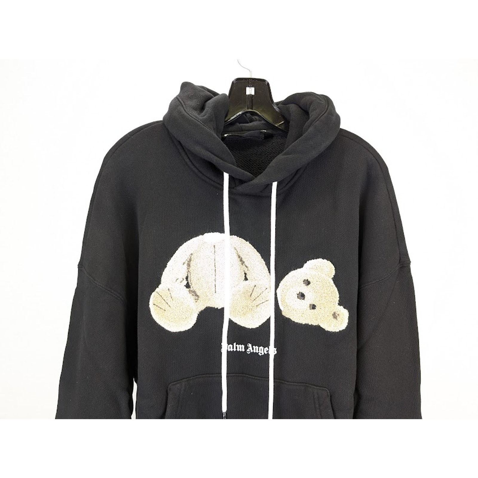 Palm Angels o1rshd1 Q:5 / PA Bear Hoody Hoodie in Black / Brown Size US L / EU 52-54 / 3 - 7 Thumbnail