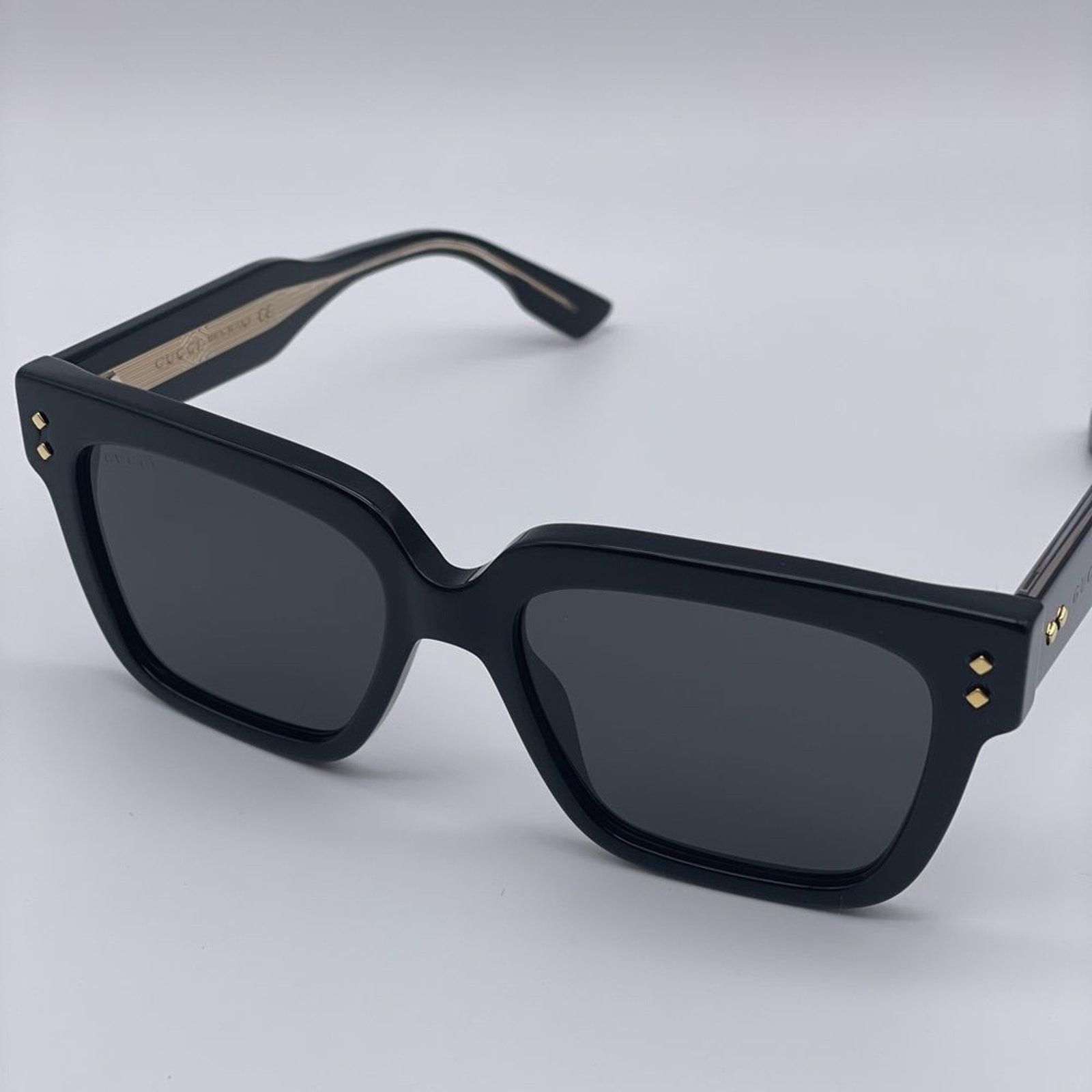 Gucci BRAND NEW GUCCI GG1084S 001 Unisex Black/Grey Sunglasses Size ONE SIZE - 4 Thumbnail