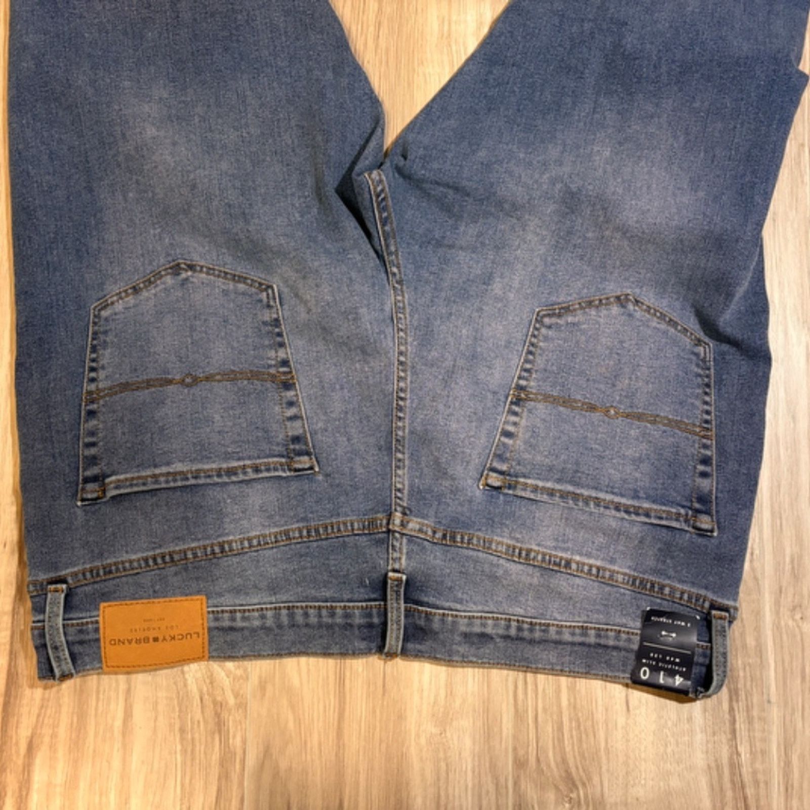 Lucky Brand NWT Lucky Brand Distressed 410 Athletic Slim Jeans - 40x30 Size US 40 / EU 56 - 8 Thumbnail
