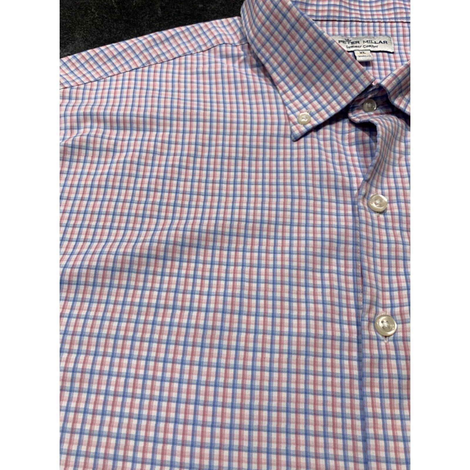 Peter Millar Peter Millar Summer Comfort Shirt Men XL Multicolor Plaid Long Sleeve Button Down Size US XL / EU 56 / 4 - 4 Thumbnail