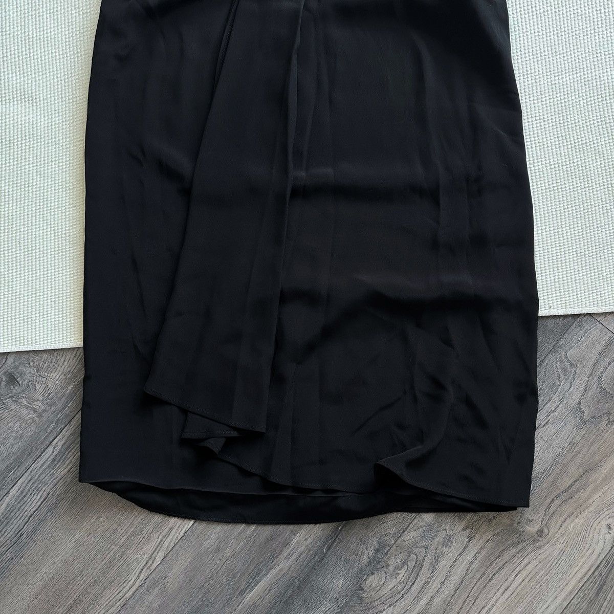 Giorgio Armani Vintage Giorgio Armani Black Label Silk Blend Maxi Skirt Size 26" / US 2 / IT 38 - 3 Thumbnail