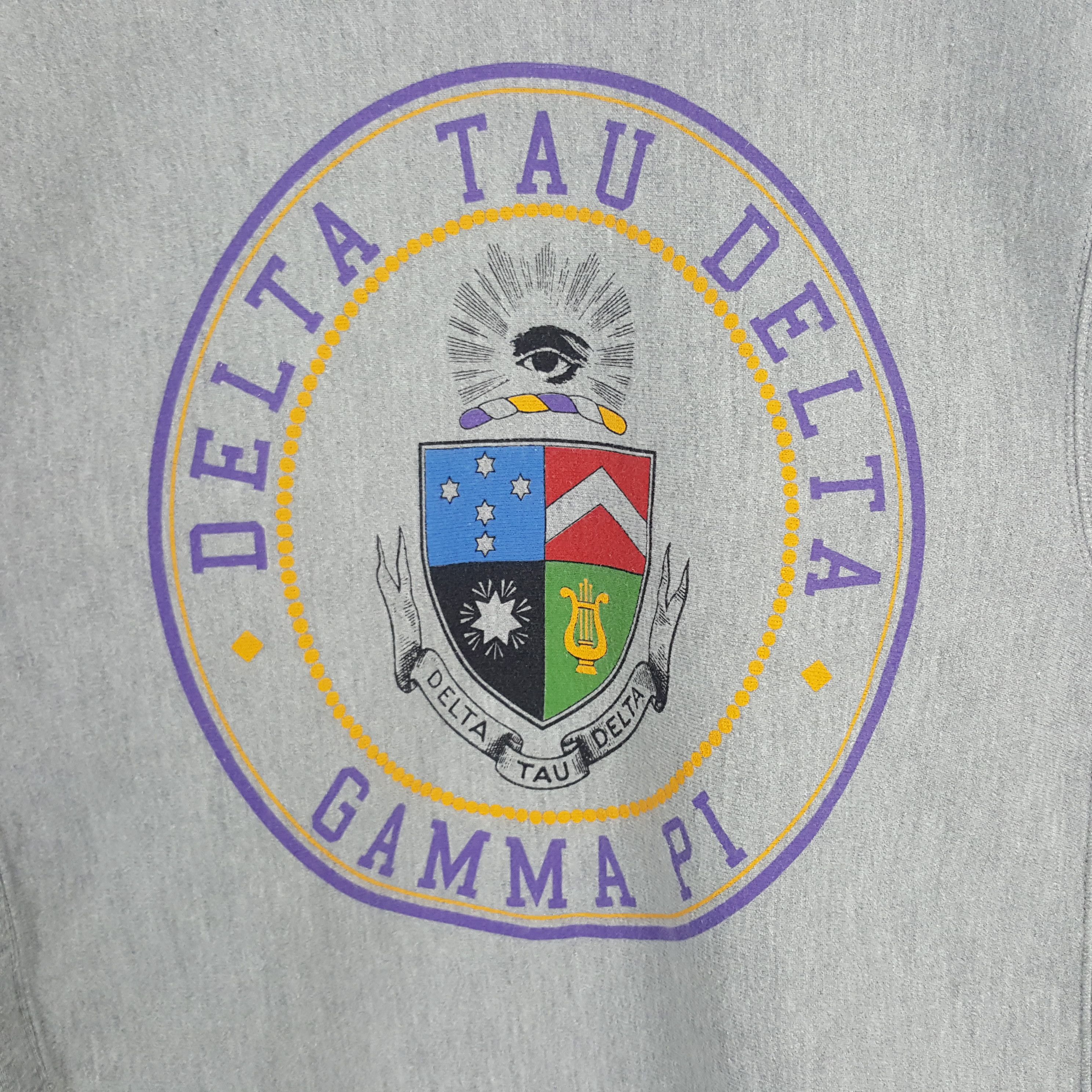 Champion × Vintage Vintage Delta Tau Delta Gamma Pi College Promo Sweatshirt Size US M / EU 48-50 / 2 - 2 Thumbnail