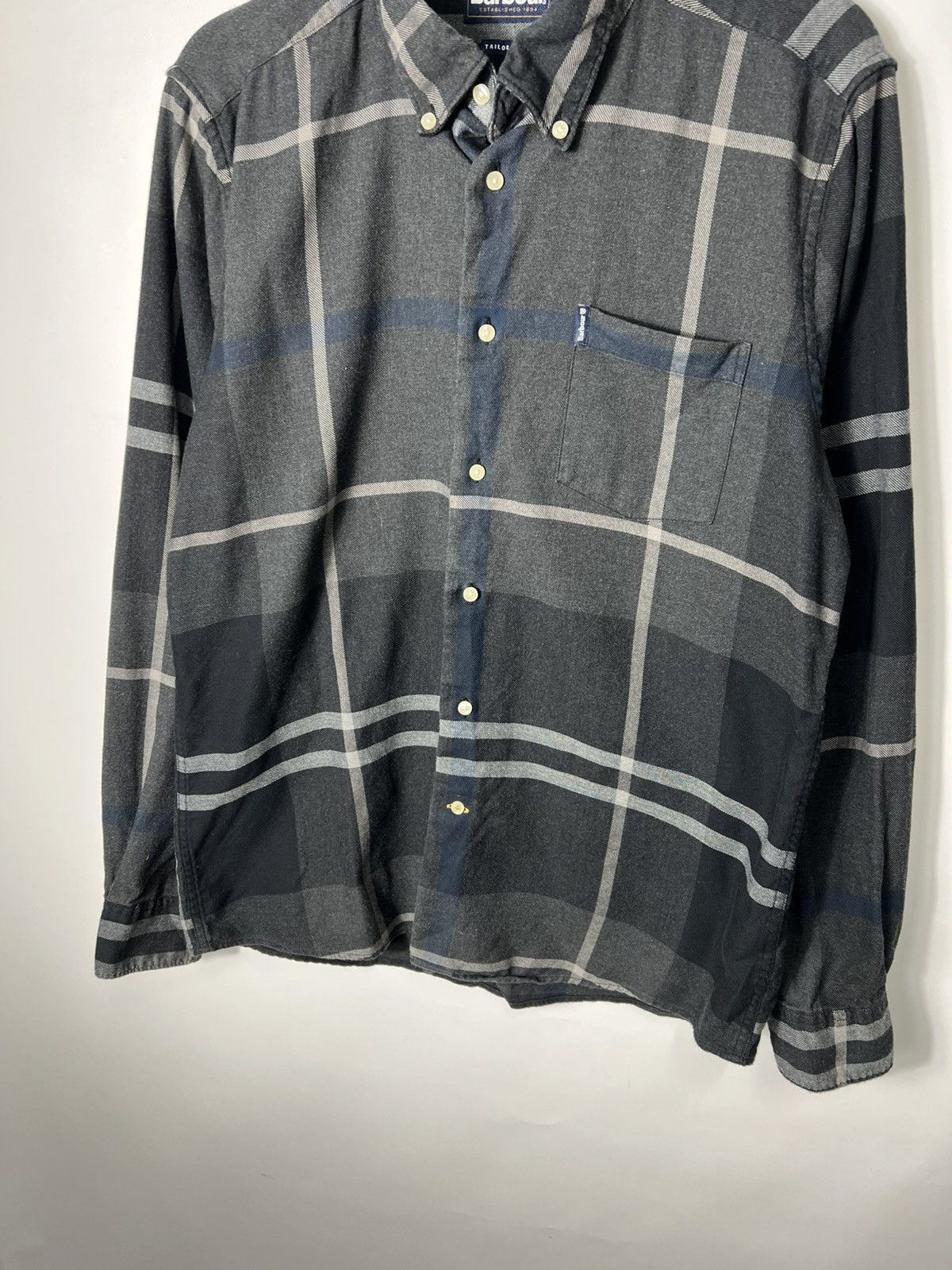 Barbour Vintage streetwear designer Barbour Danoon Plaid Shirt Size US M / EU 48-50 / 2 - 3 Thumbnail
