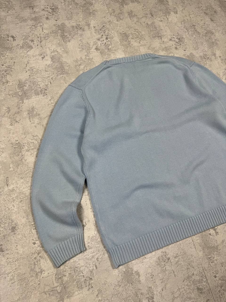 Yves Saint Laurent Vintage Yves Saint Laurent Y2K Blue Knit Sweater Size US L / EU 52-54 / 3 - 8 Thumbnail