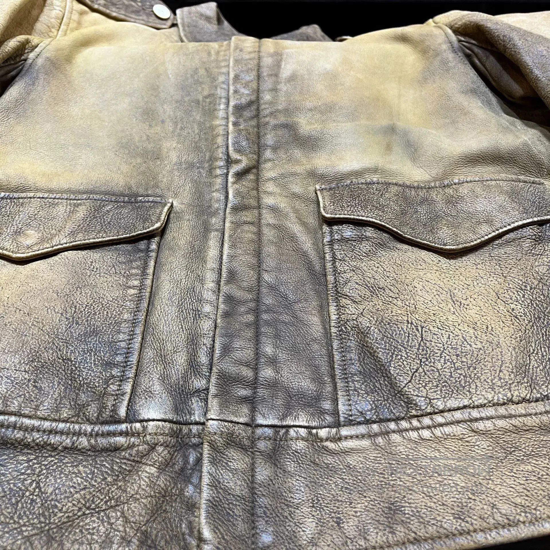 RRL Ralph Lauren rare modified A2 leather jacket RRL. Size US M / EU 48-50 / 2 - 5 Thumbnail