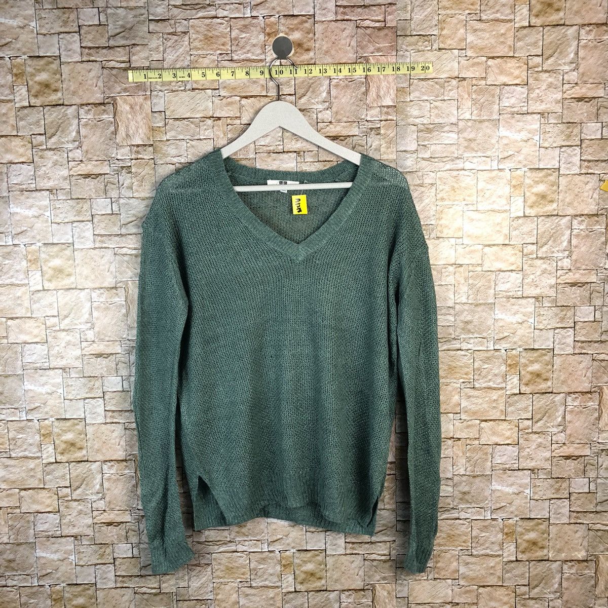 Vintage Uniqlo japan vintage Green Knitwear #A1218 Size US XL / EU 56 / 4 - 1 Thumbnail