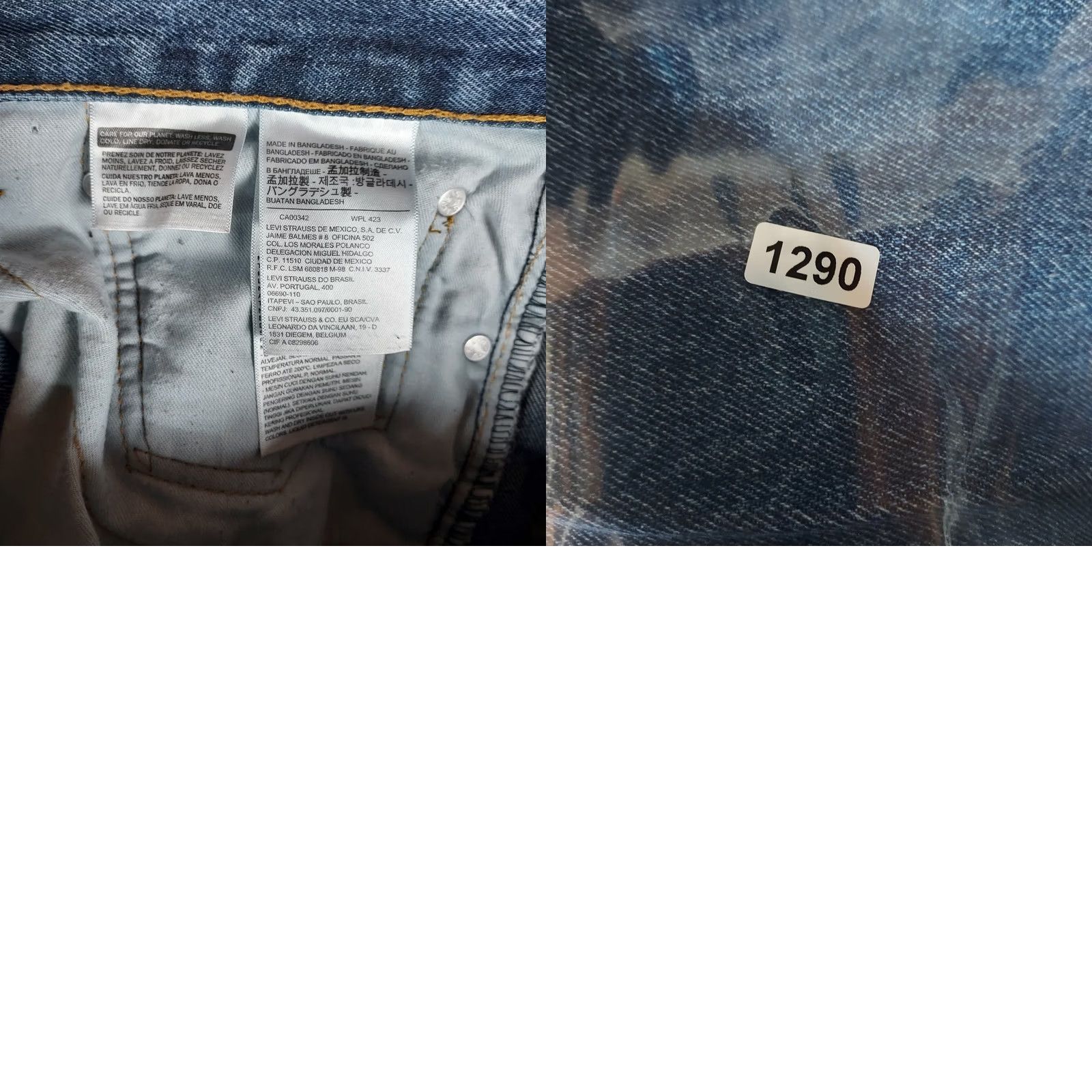 Levi's Levi’s 550 Relaxed Fit Jeans Men 40x30 Blue Denim Medium Wash Zip 5-Pocket Straight Regular Comfort Jeans Mens Size US 40 / EU 56 - 9 Thumbnail