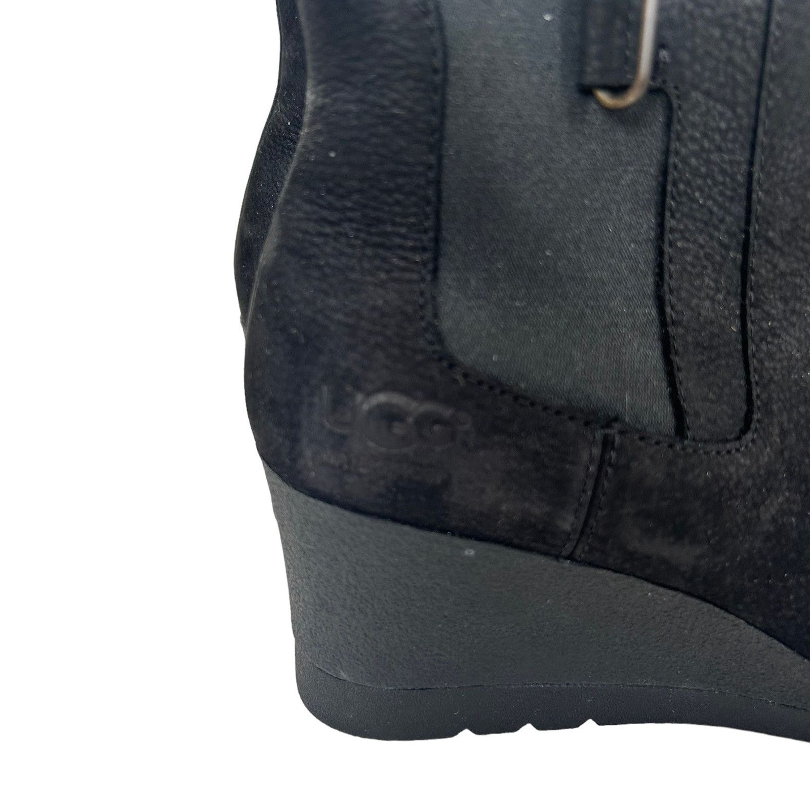 Ugg UGG Black Indra Wedge Waterproof Boots Sz 7.5 Size US 7.5 / IT 37.5 - 2 Thumbnail