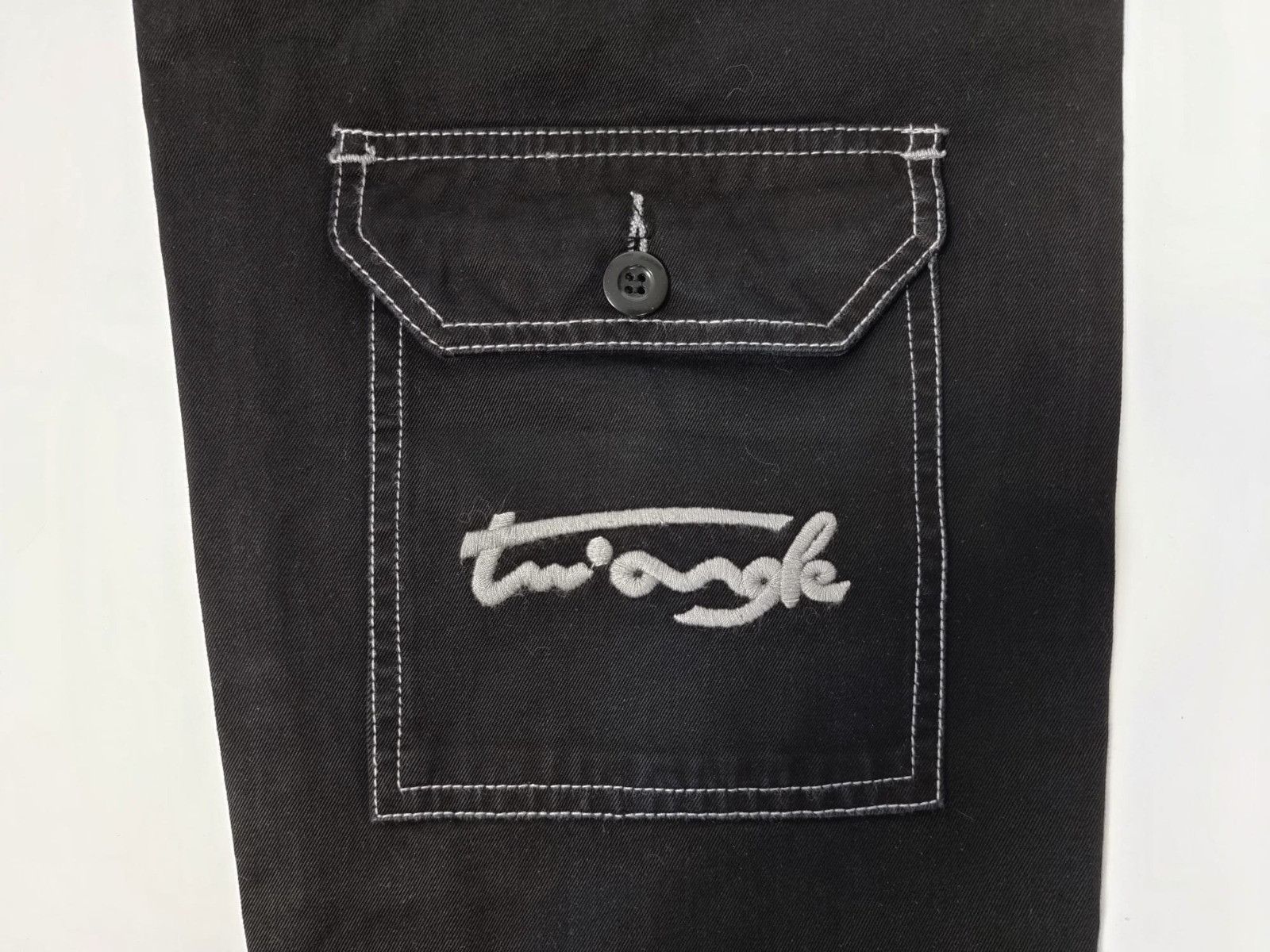 Vintage vintage triangle skate baggy jeans black XS mens womens Size US 29 - 5 Thumbnail