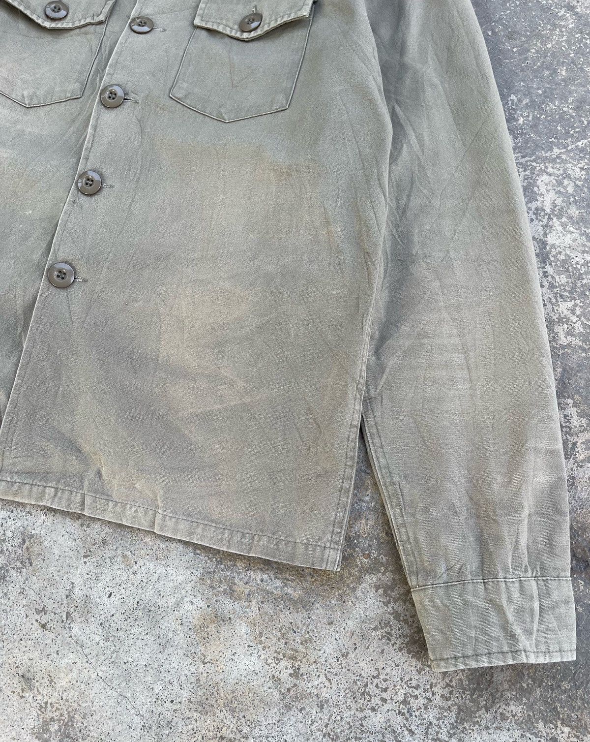 Vintage 🔥Vintage U.S.ARMY Military Shirt Jacket Size US S / EU 44-46 / 1 - 8 Thumbnail