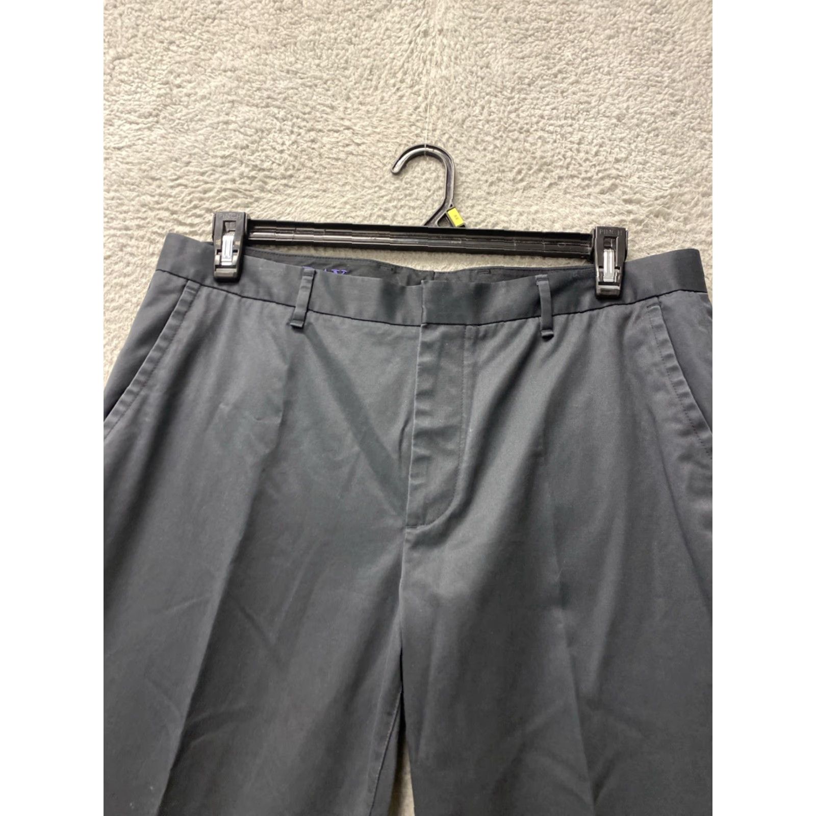 Bonobos Bonobos Tuesday Dress Pants Men’s 35x30 Black Flat Front Zip Closure Regular Fit Straight Pockets Pants Clothing Dress Pants Size US 35 - 2 Thumbnail