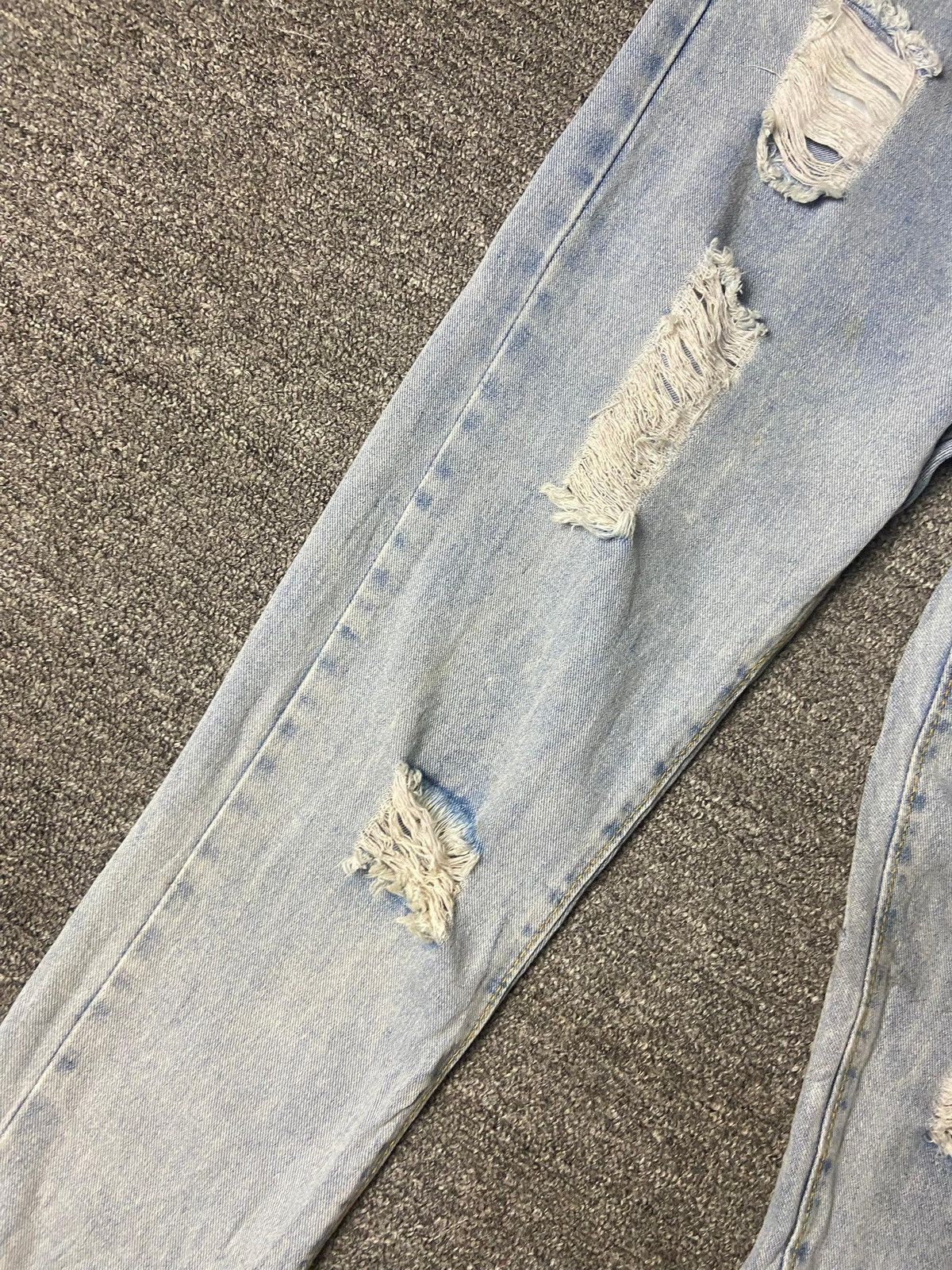 Japanese Brand Japanese Brand Distressed Printed Ripped Jeans (165) Size 27" / US 4 / IT 40 - 11 Thumbnail