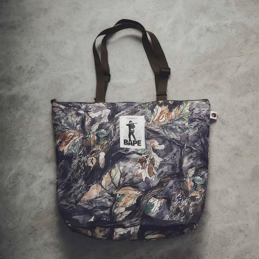Bape Bape TREE EDGE CAMO Tote bag Size ONE SIZE - 11 Thumbnail