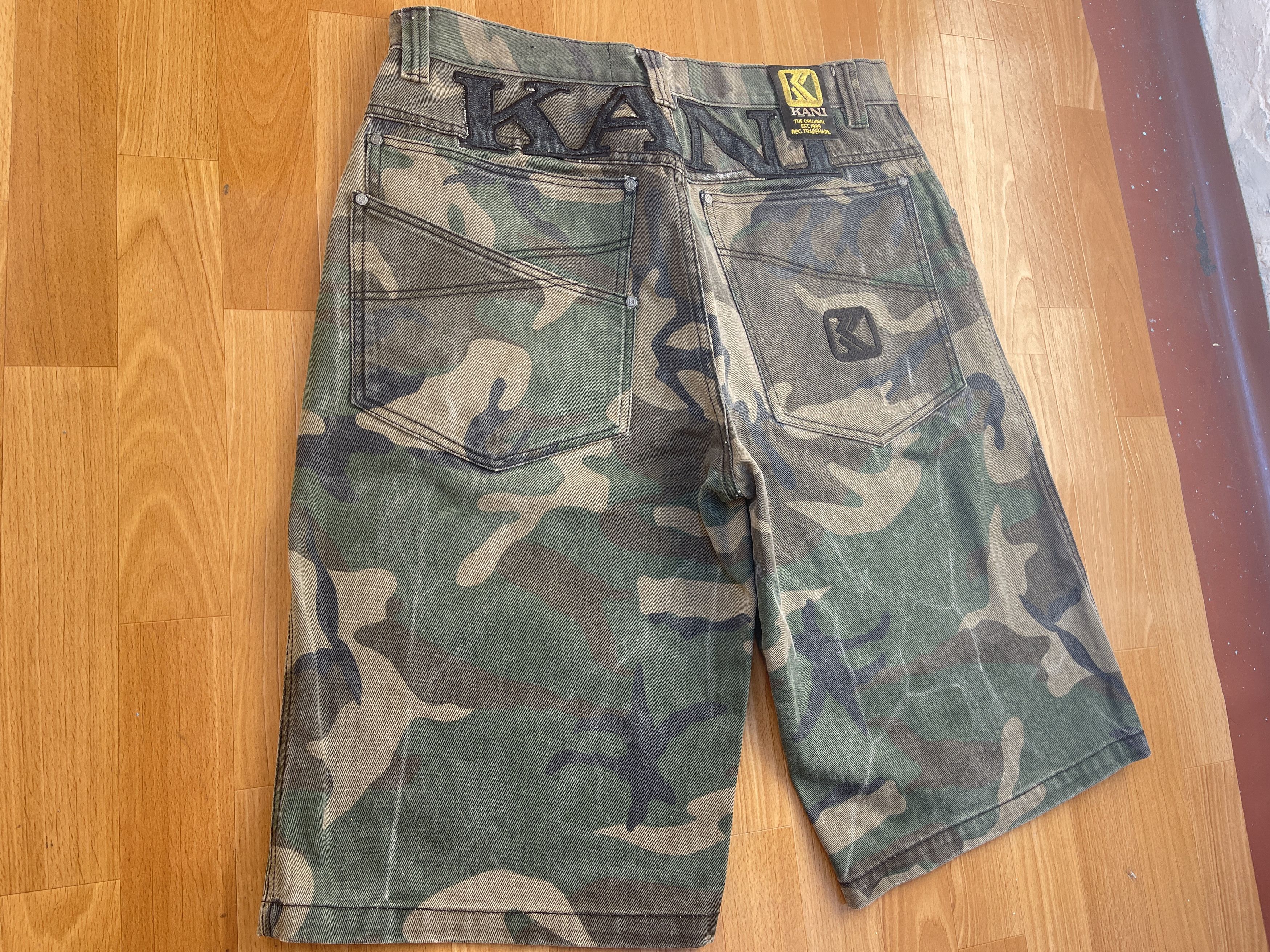 Karl Kani KARL KANI shorts, baggy, vintage Kani jeans 90s hip hop W 36 Size US 36 / EU 52 - 2 Thumbnail