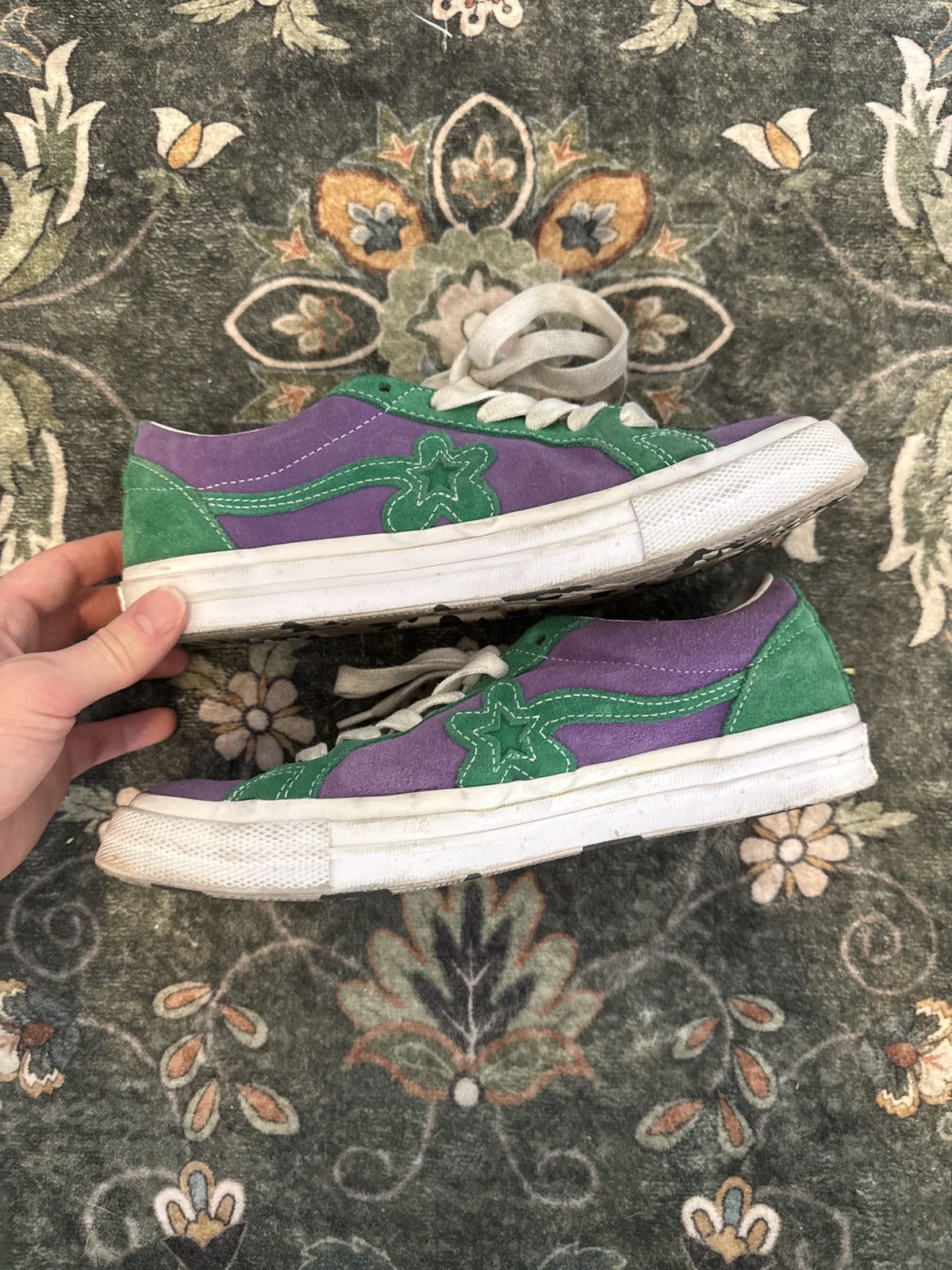 Golf le Fleur Purple & Green Golf le Fleur Converse Mens6/ Womens8 Size US 6 / EU 39 - 3 Thumbnail