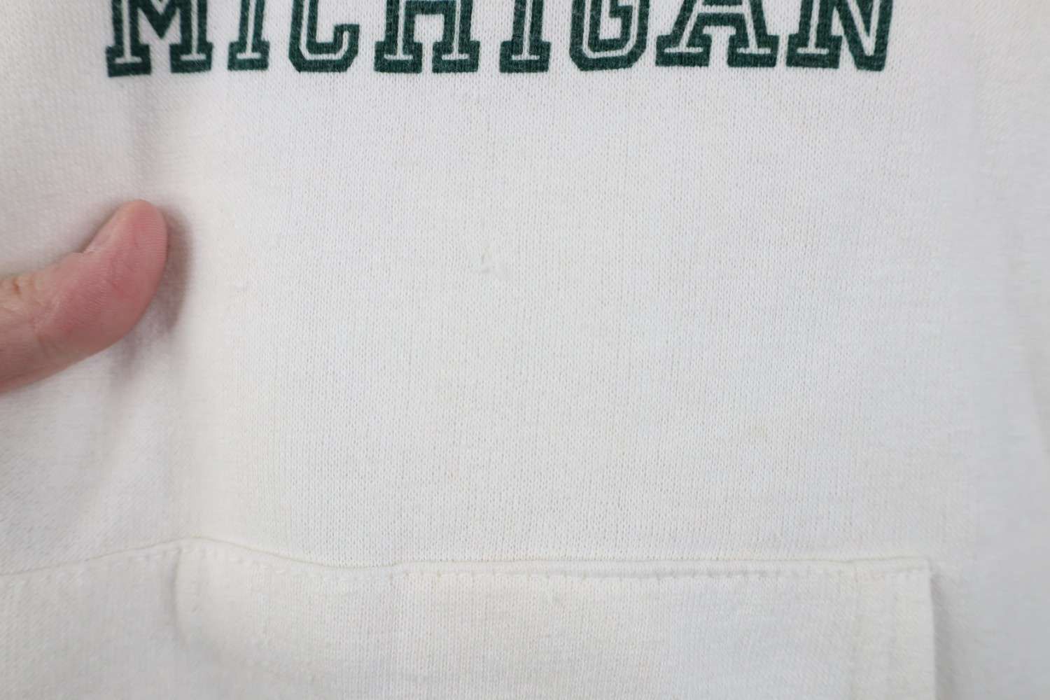 Champion Vintage 80s Champion Michigan University Hoodie Sweatshirt Size M / US 6-8 / IT 42-44 - 6 Thumbnail